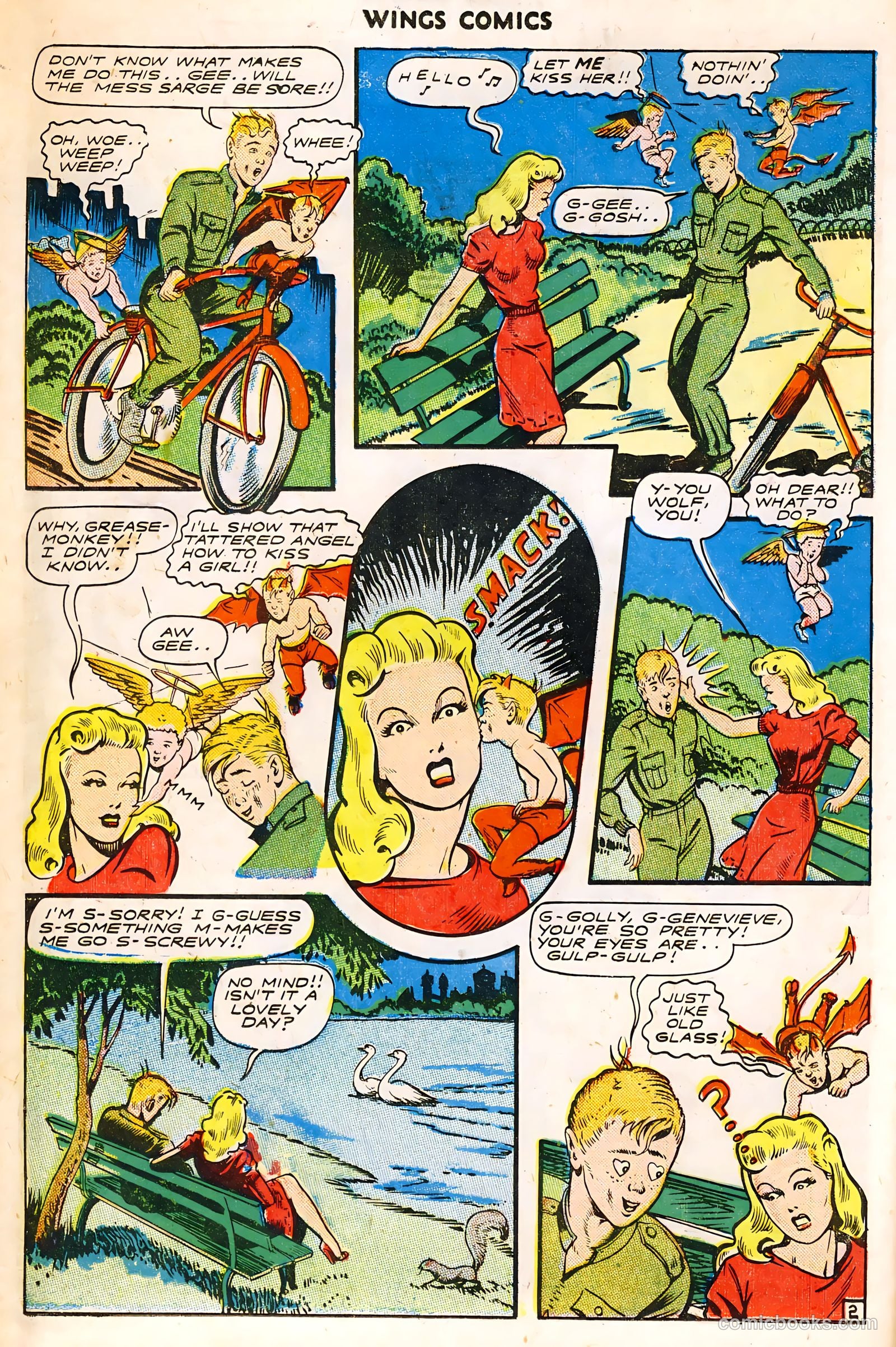 Wings Comics #60 (1945) — page 14 of 36