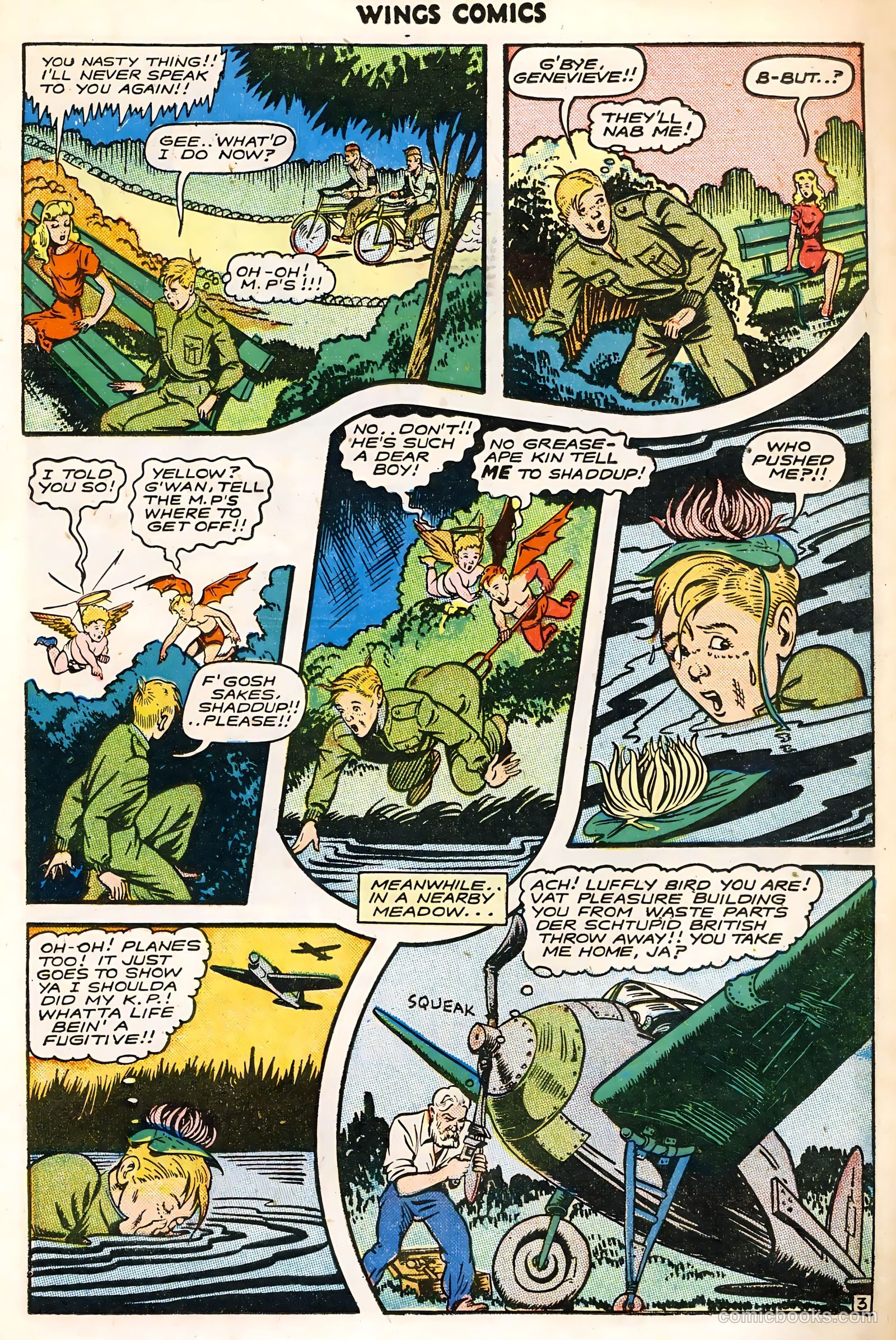 Wings Comics #60 (1945) — page 15 of 36