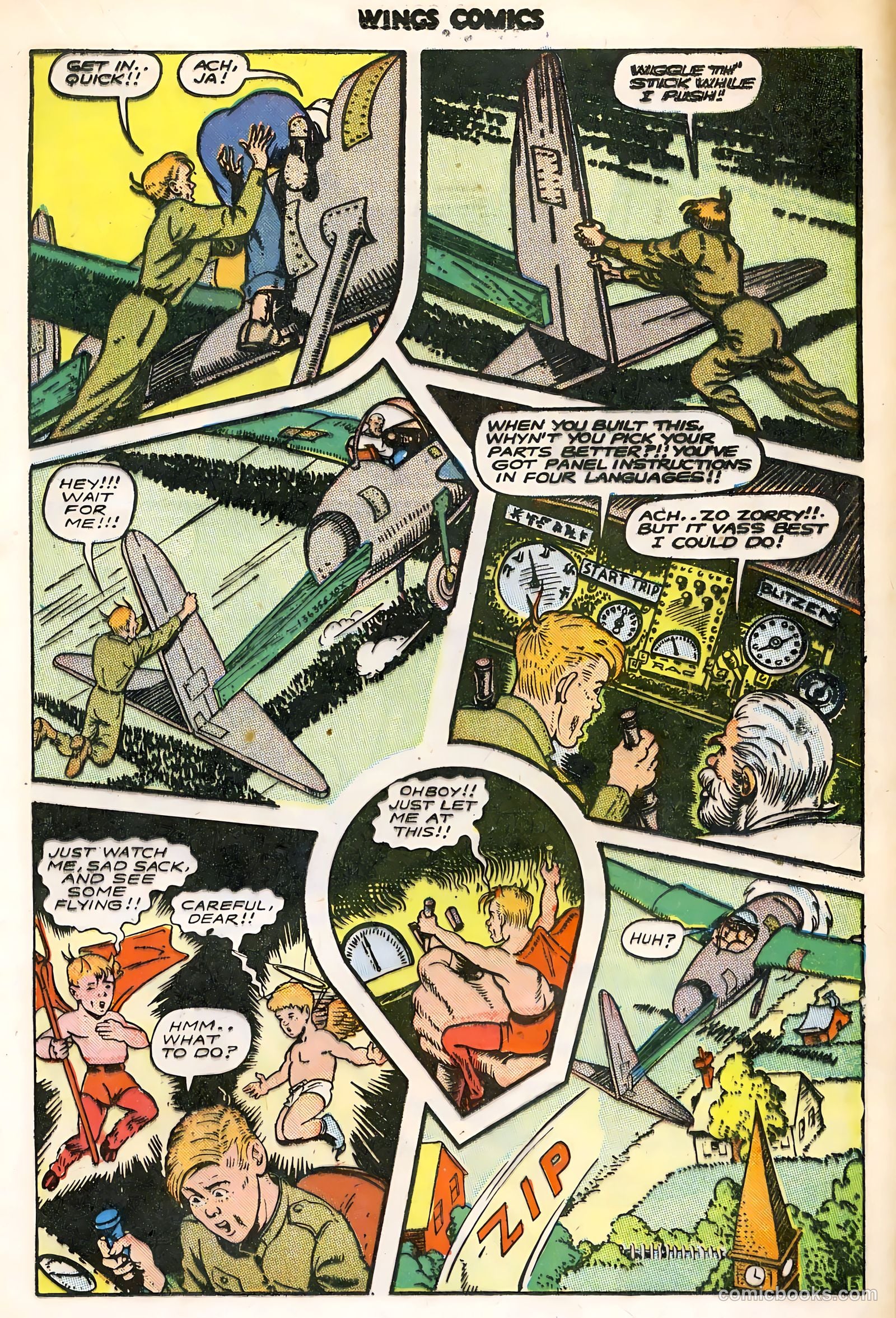 Wings Comics #60 (1945) — page 17 of 36