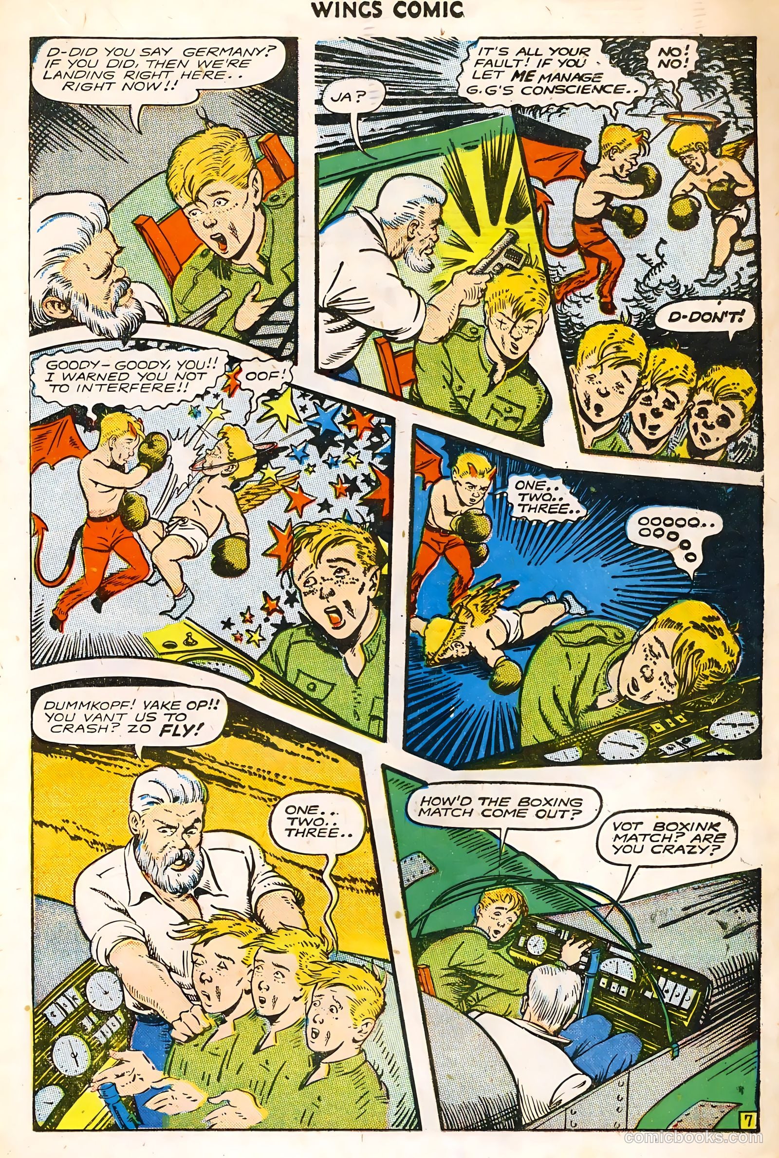 Wings Comics #60 (1945) — page 19 of 36
