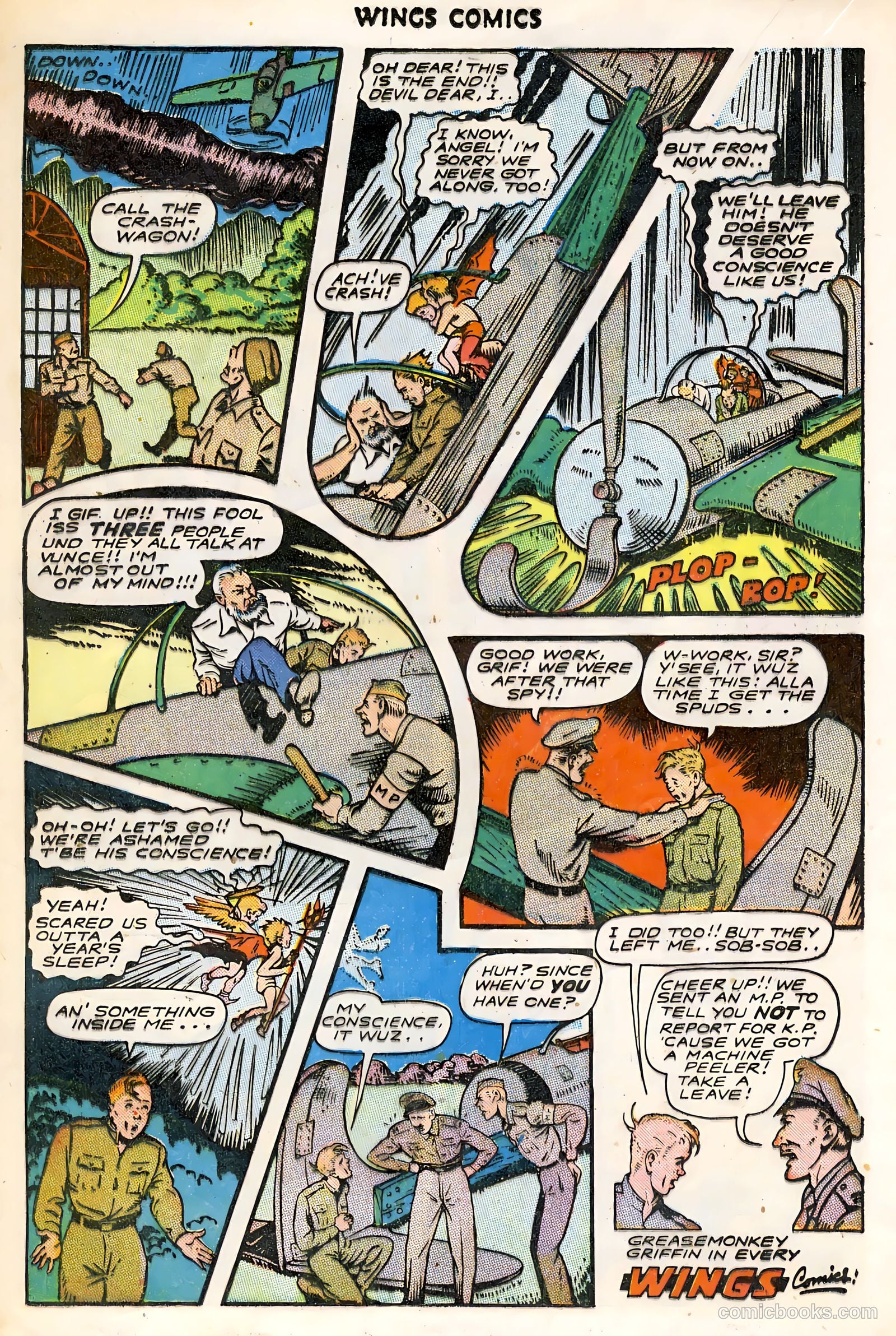 Wings Comics #60 (1945) — page 20 of 36