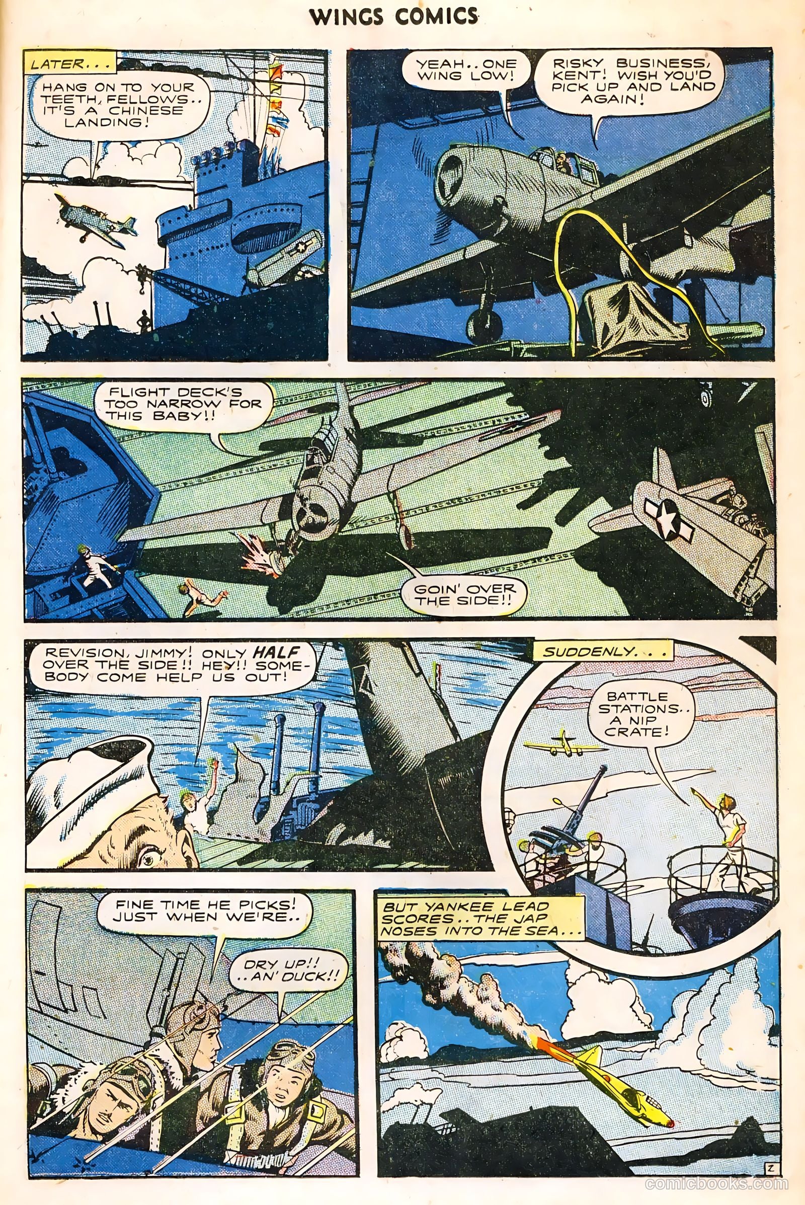 Wings Comics #60 (1945) — page 23 of 36