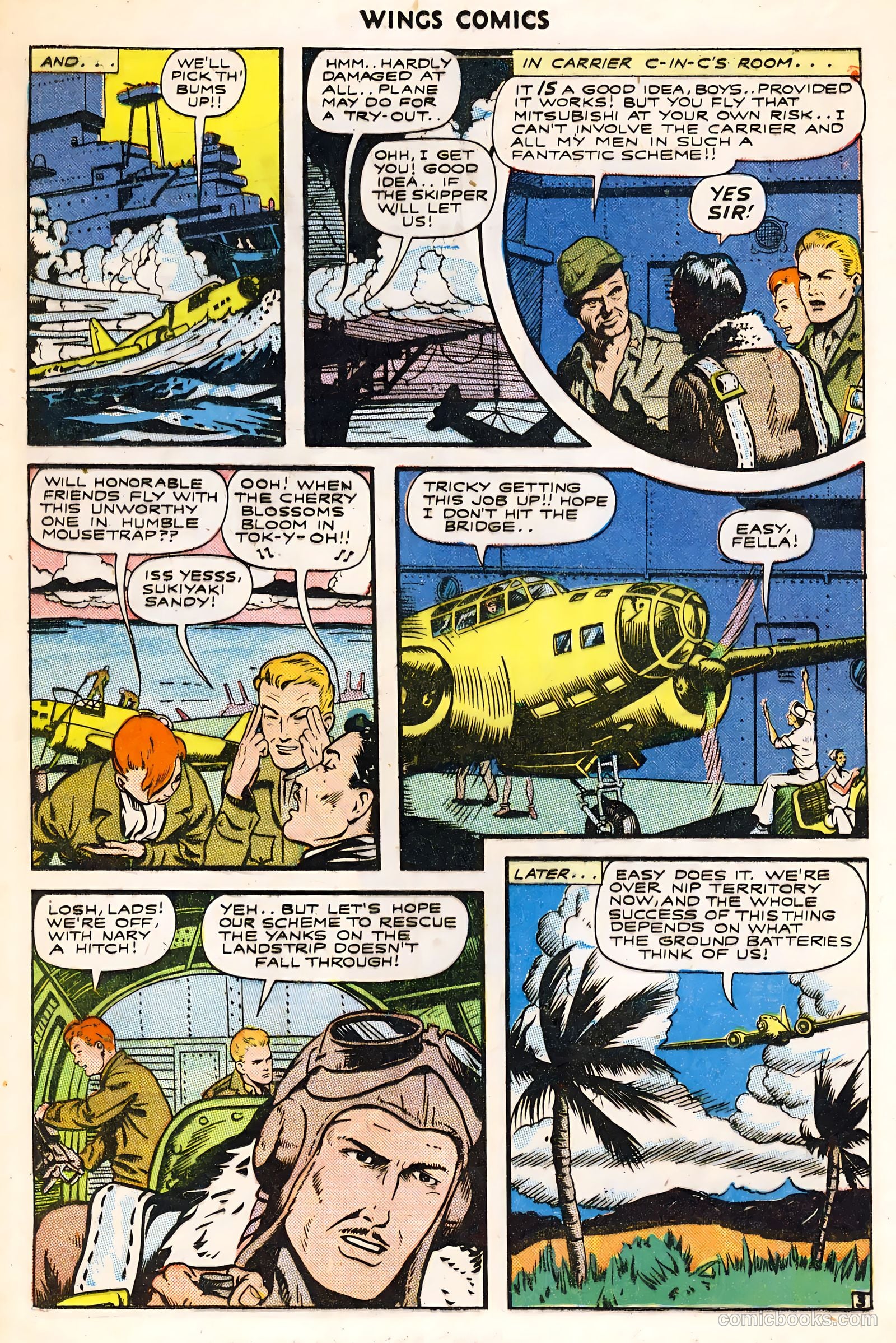 Wings Comics #60 (1945) — page 24 of 36