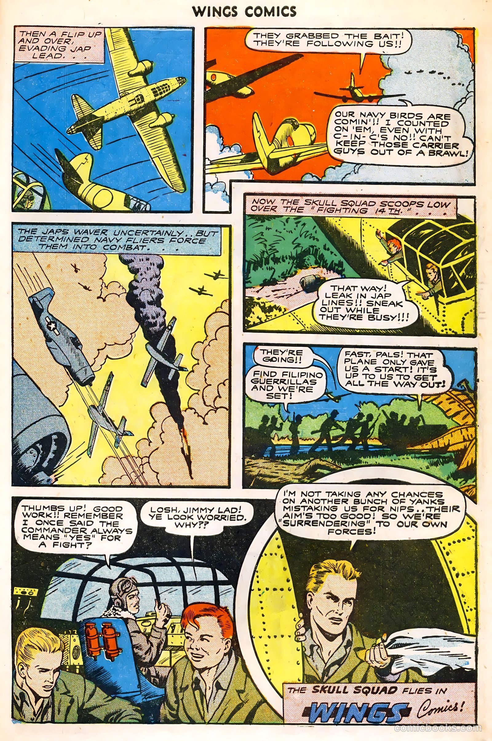 Wings Comics #60 (1945) — page 27 of 36