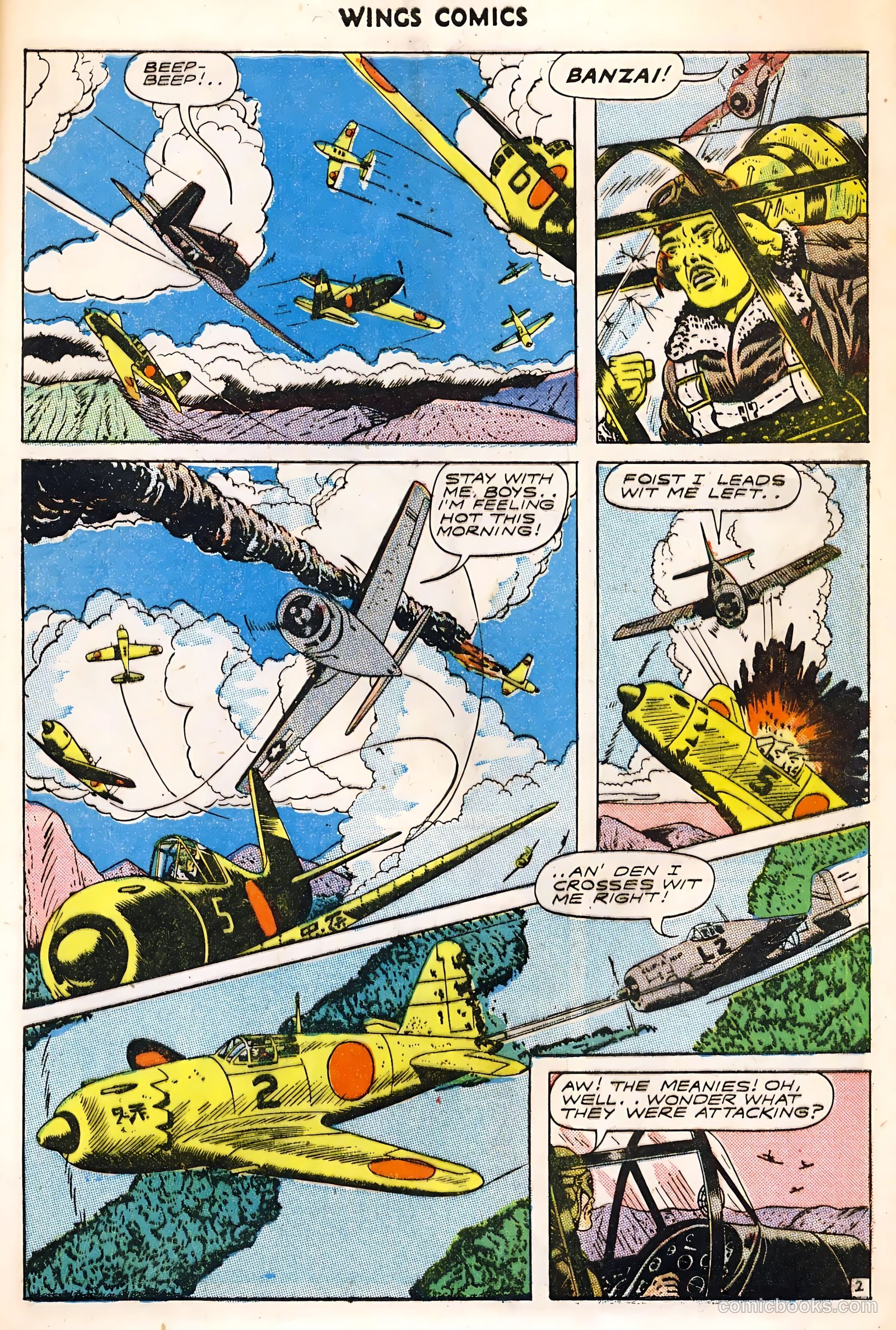 Wings Comics #60 (1945) — page 29 of 36