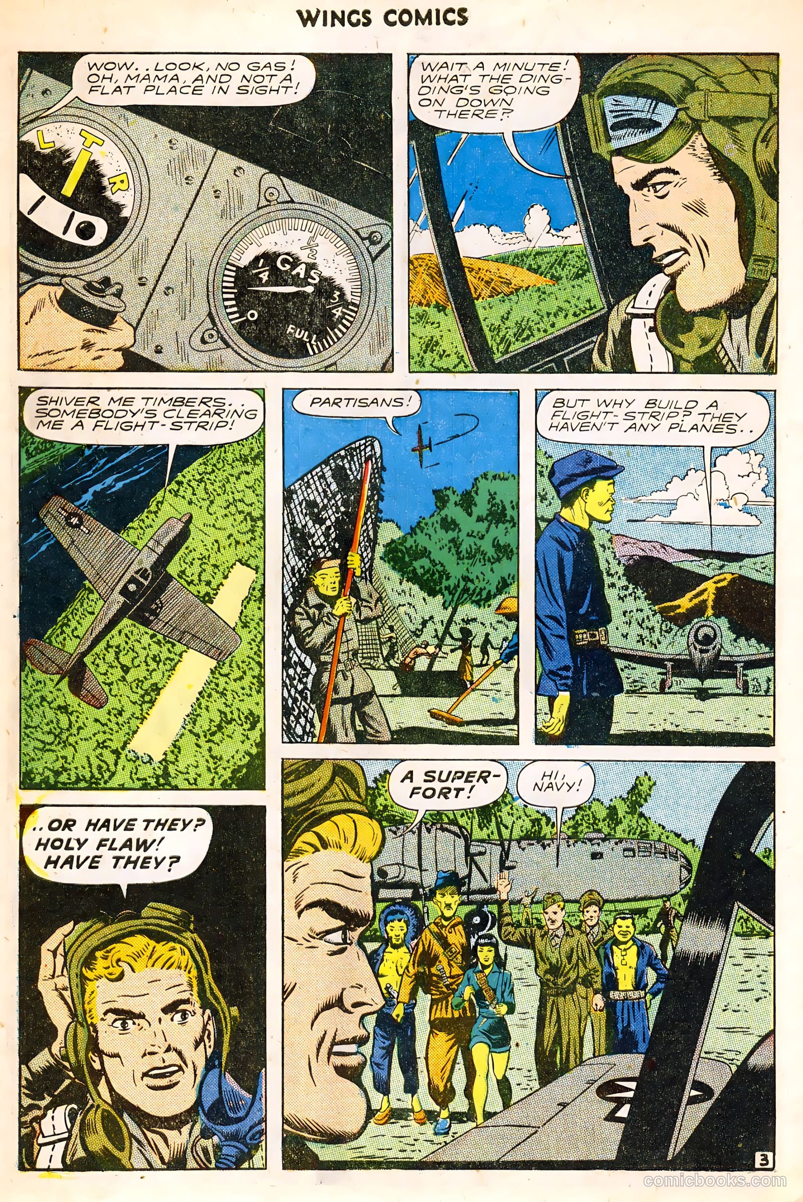 Wings Comics #60 (1945) — page 30 of 36