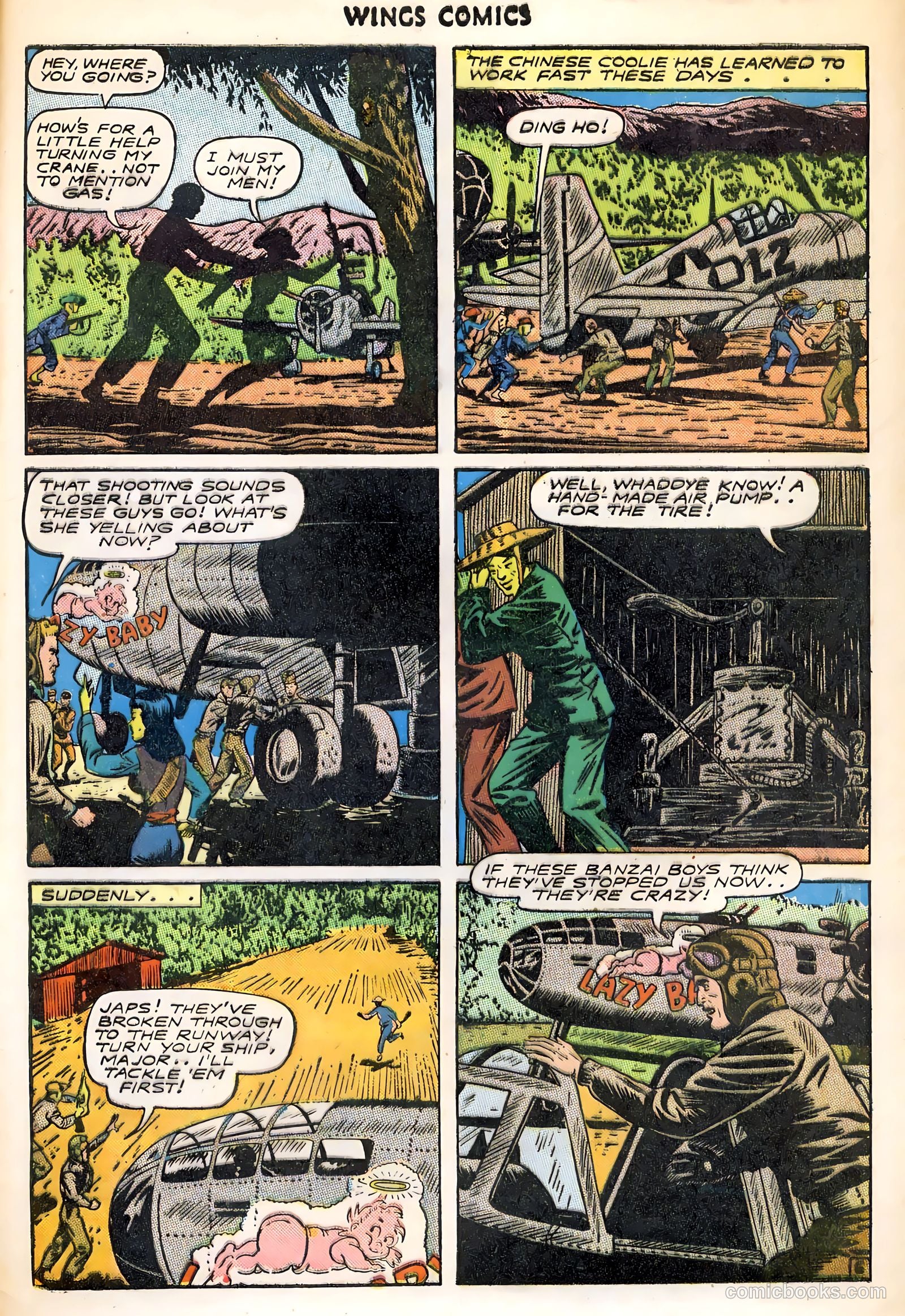 Wings Comics #60 (1945) — page 33 of 36