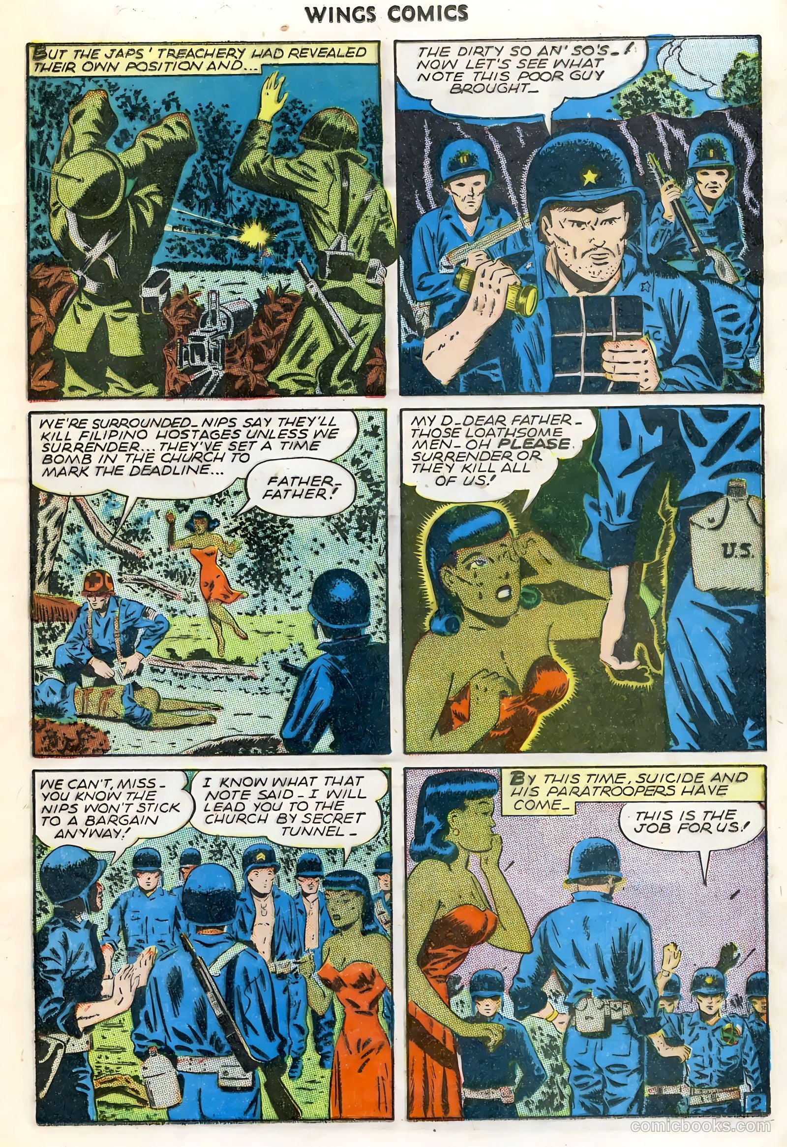 Wings Comics #61 (1945) — page 13 of 36