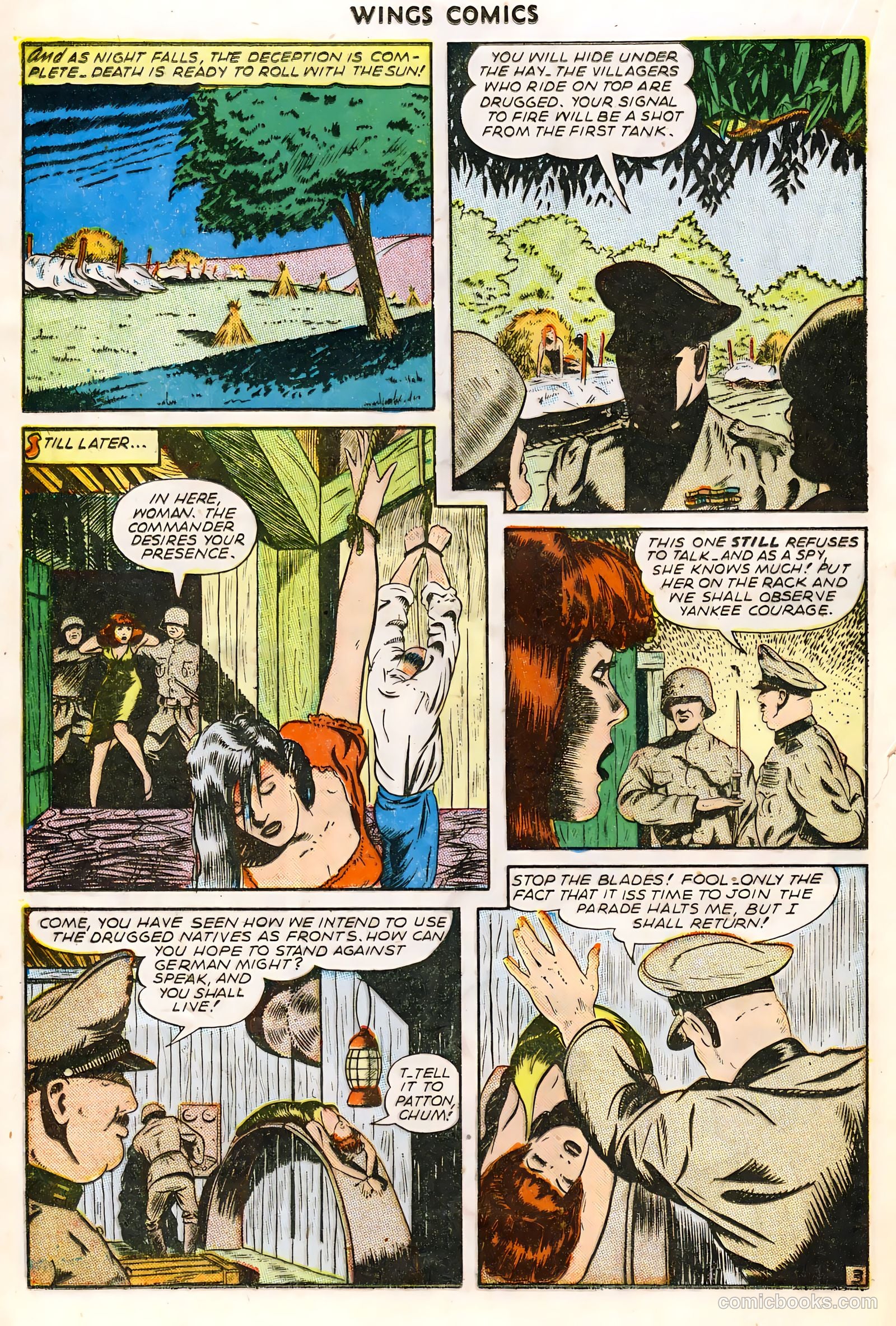 Wings Comics #61 (1945) — page 20 of 36