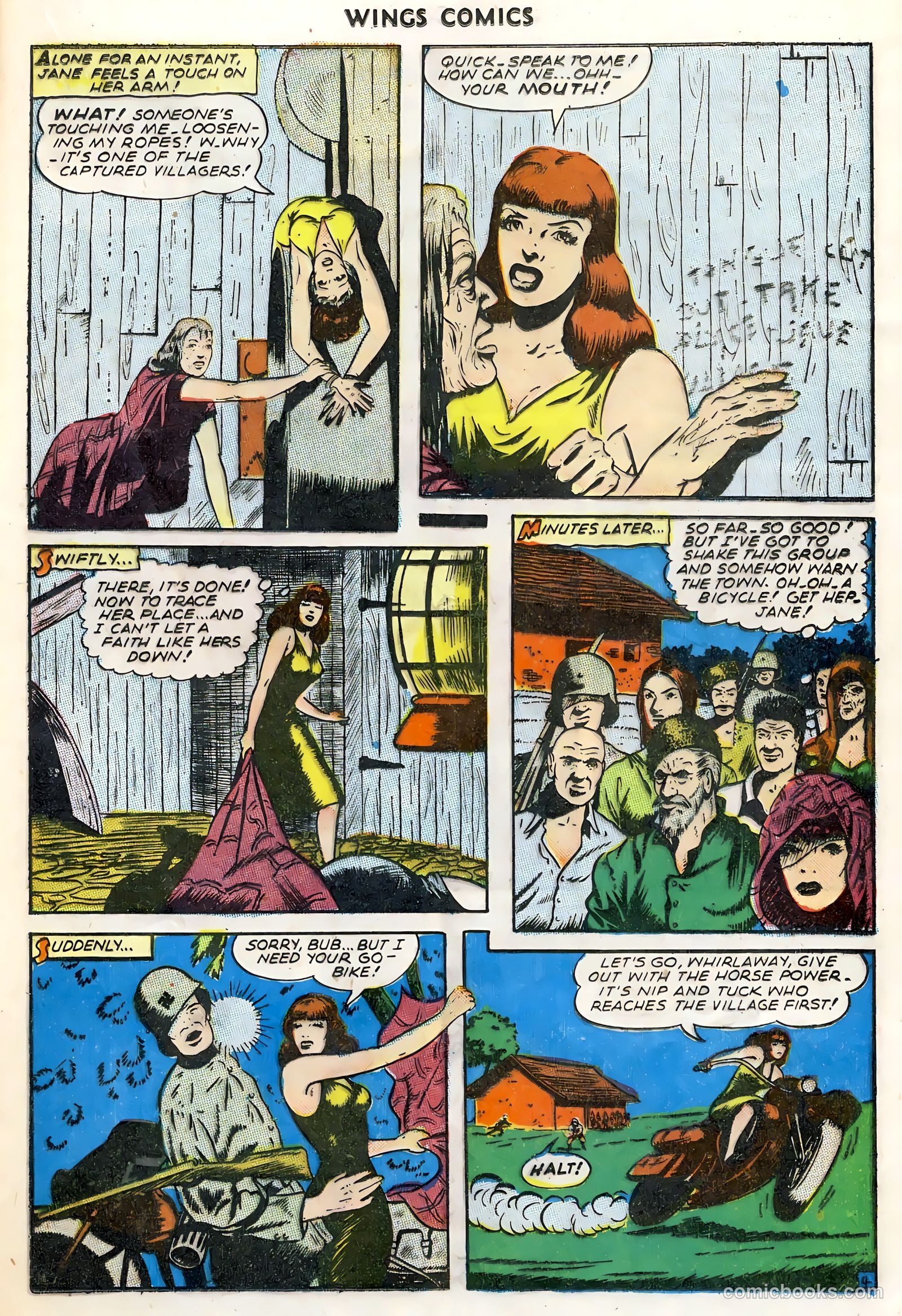 Wings Comics #61 (1945) — page 21 of 36