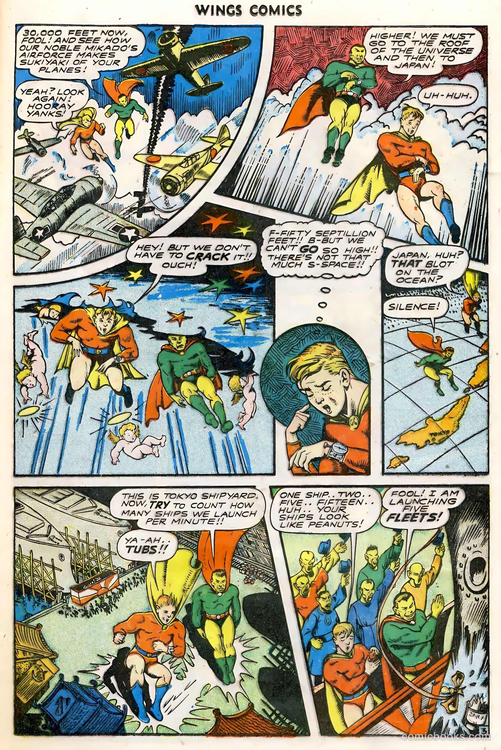 Wings Comics #61 (1945) — page 25 of 36