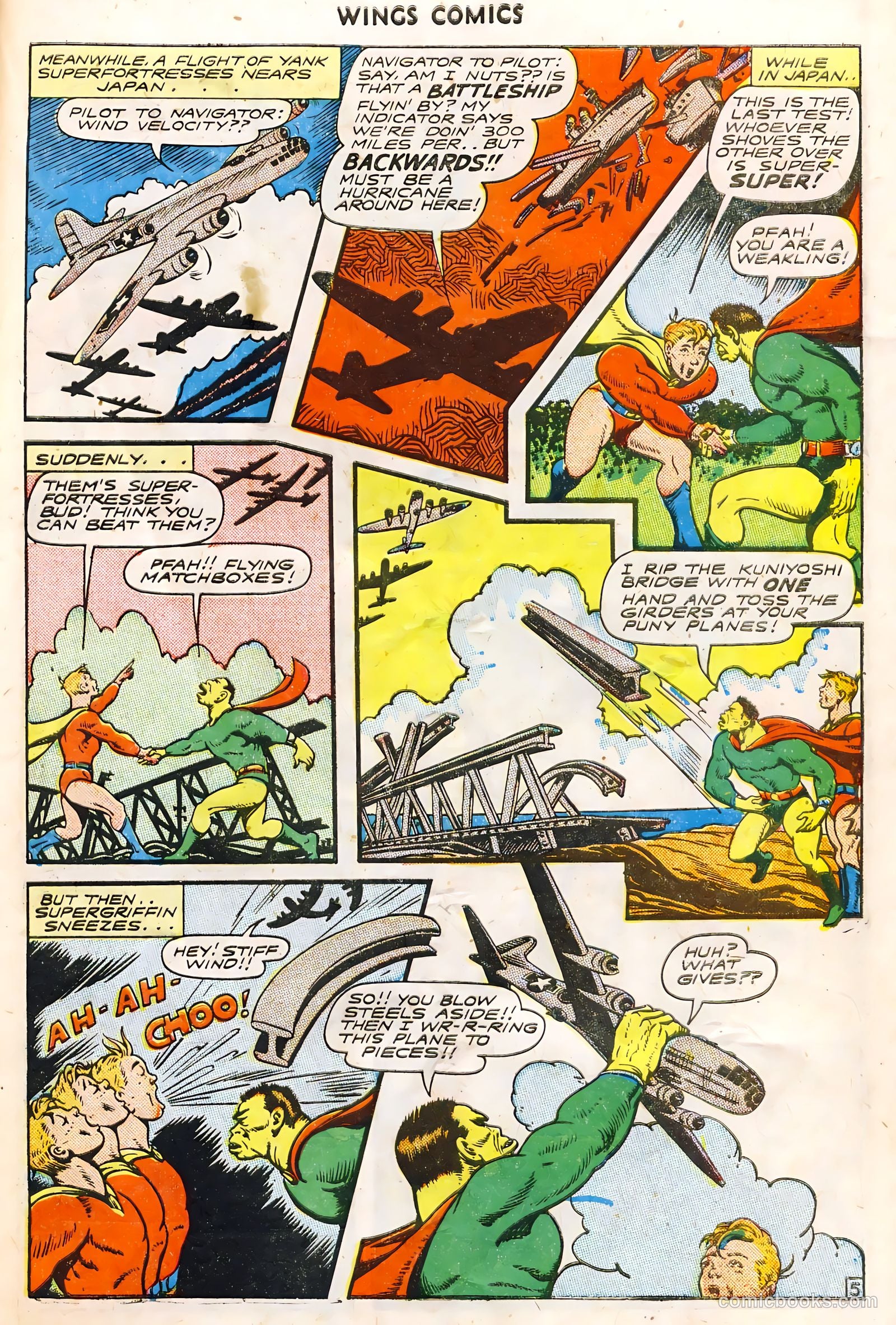 Wings Comics #61 (1945) — page 27 of 36