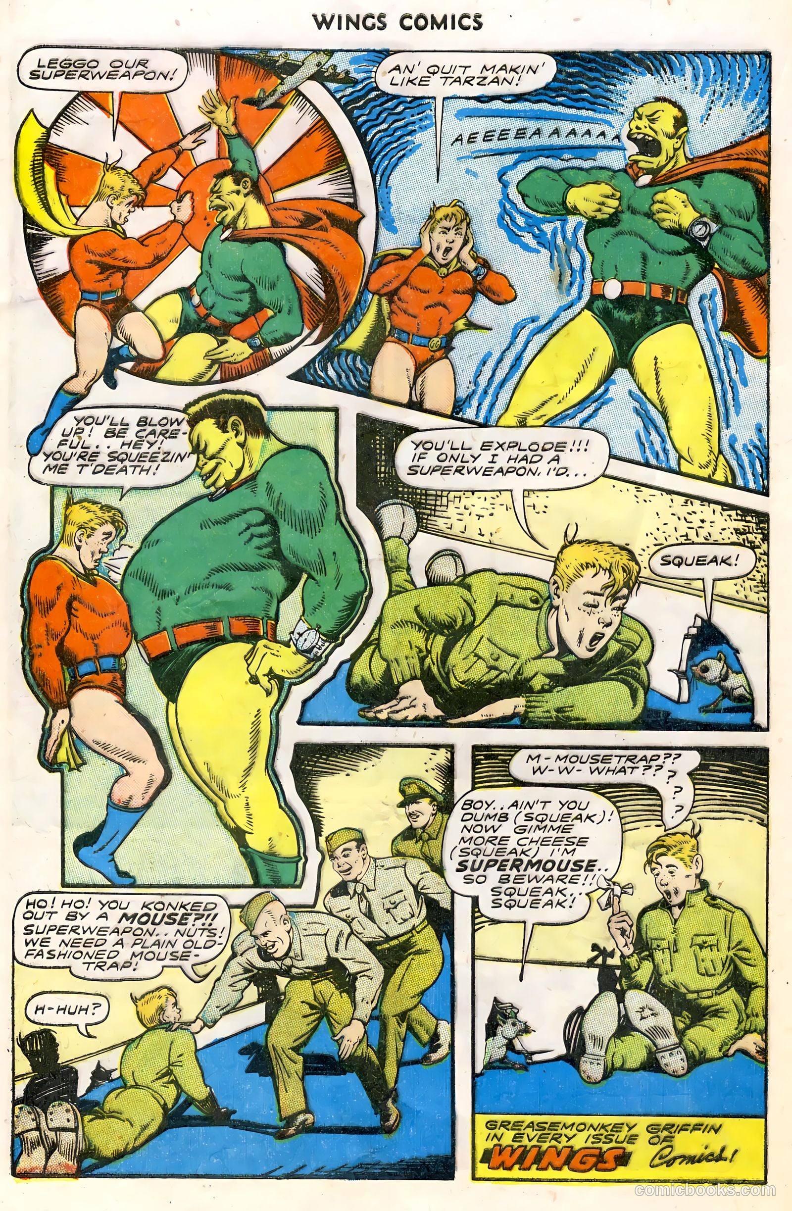 Wings Comics #61 (1945) — page 28 of 36