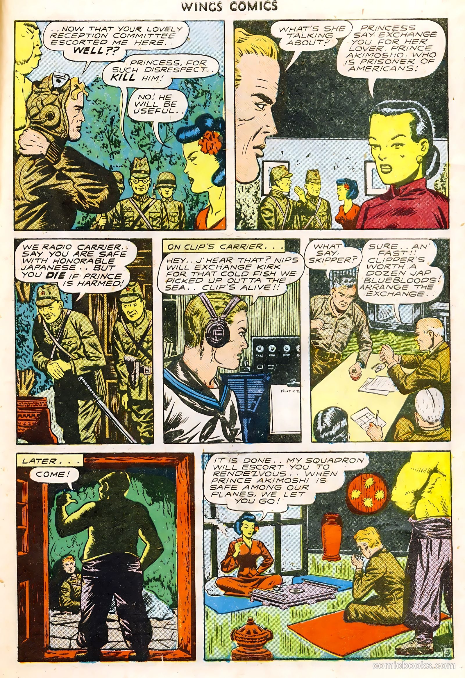 Wings Comics #61 (1945) — page 31 of 36