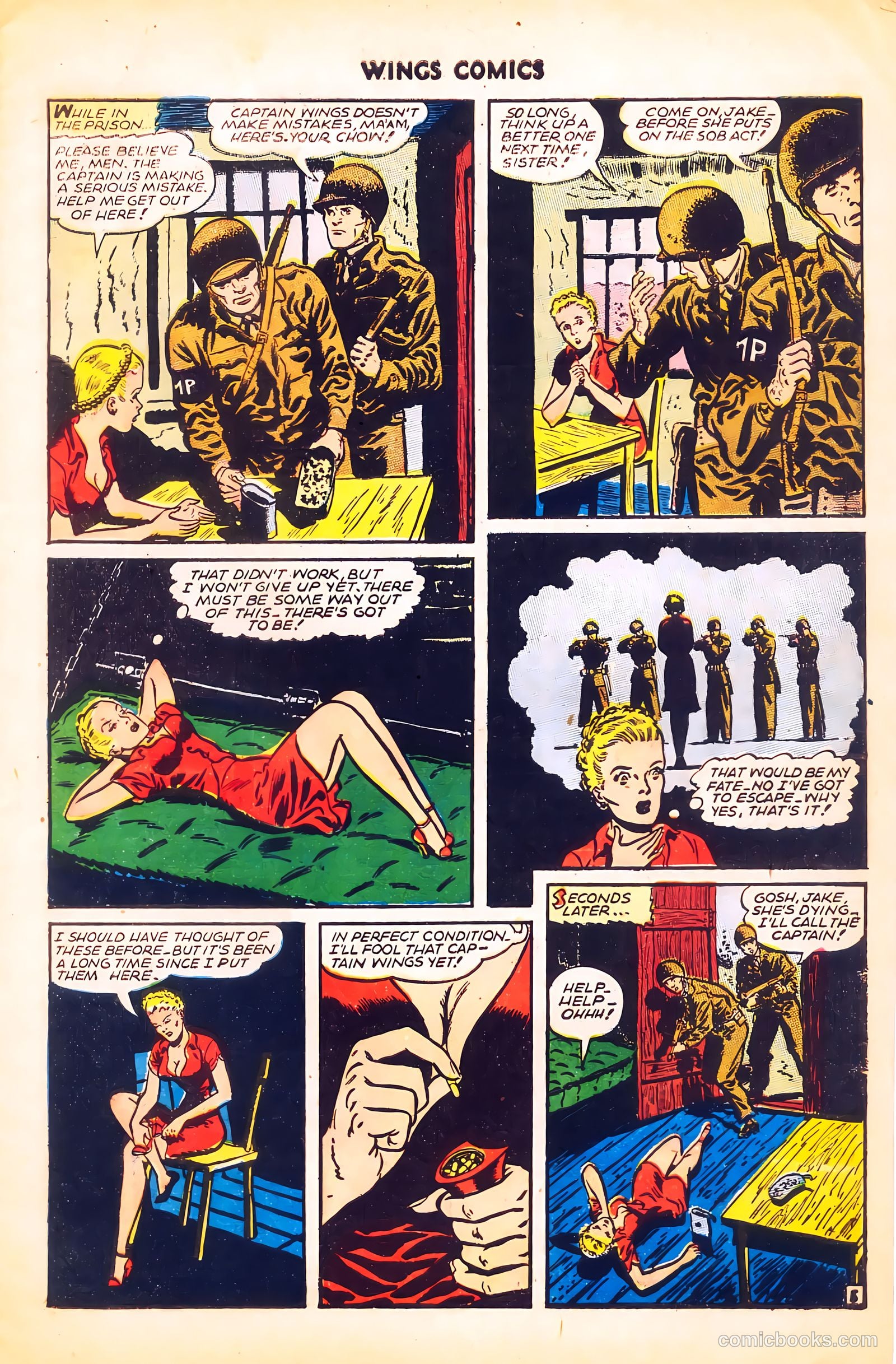 Wings Comics #62 (1945) — page 7 of 36