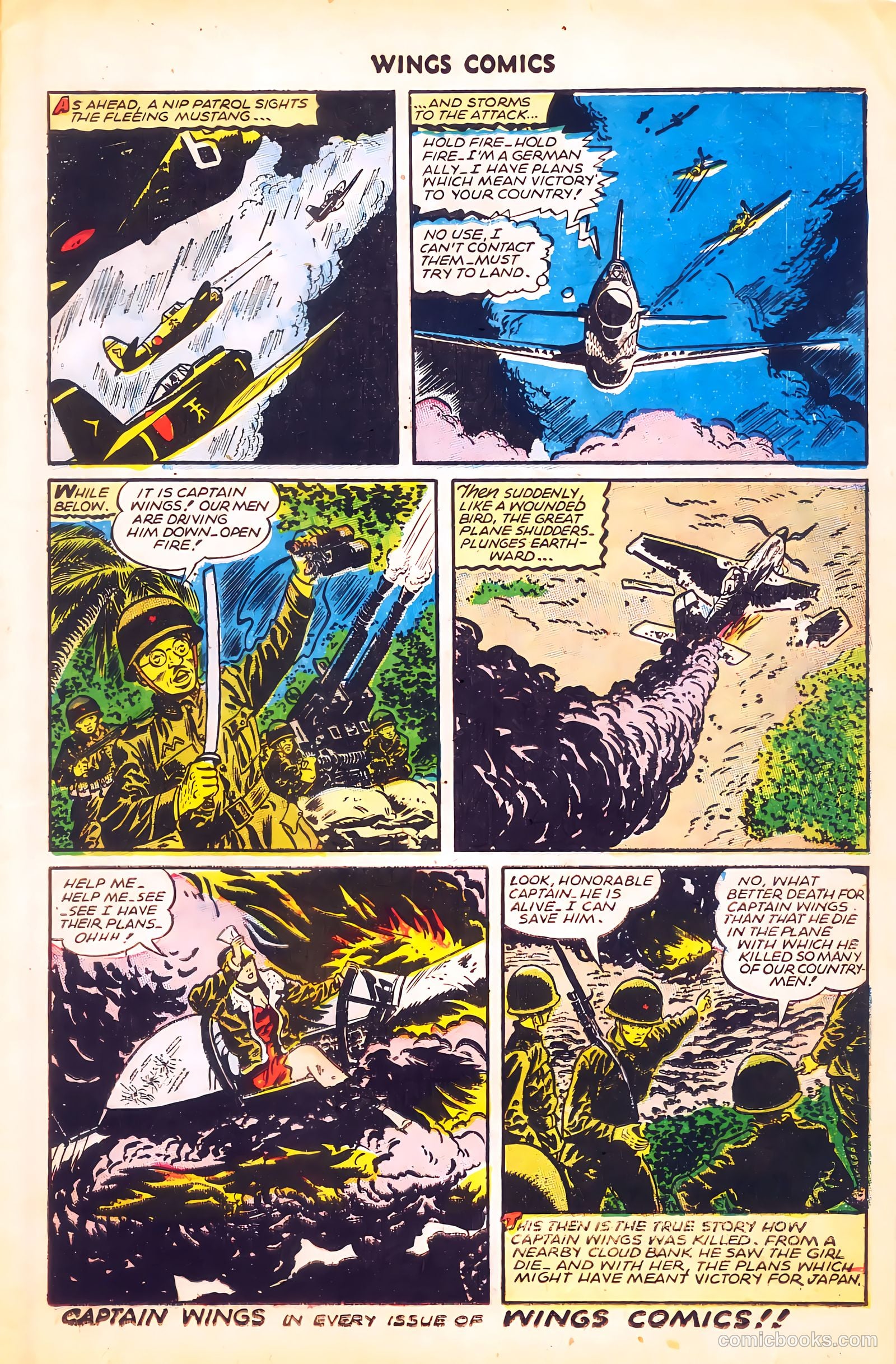 Wings Comics #62 (1945) — page 11 of 36