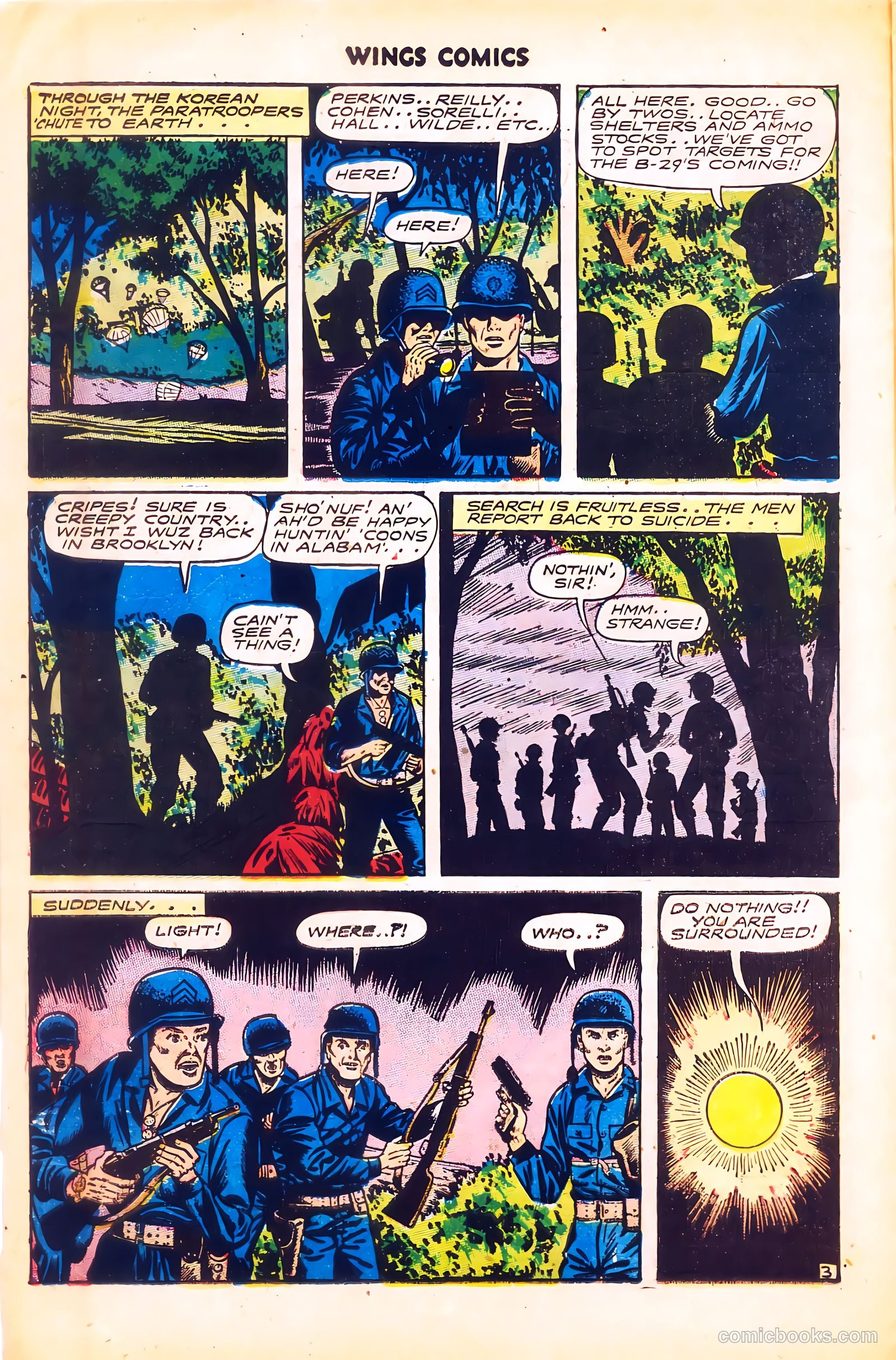 Wings Comics #62 (1945) — page 14 of 36