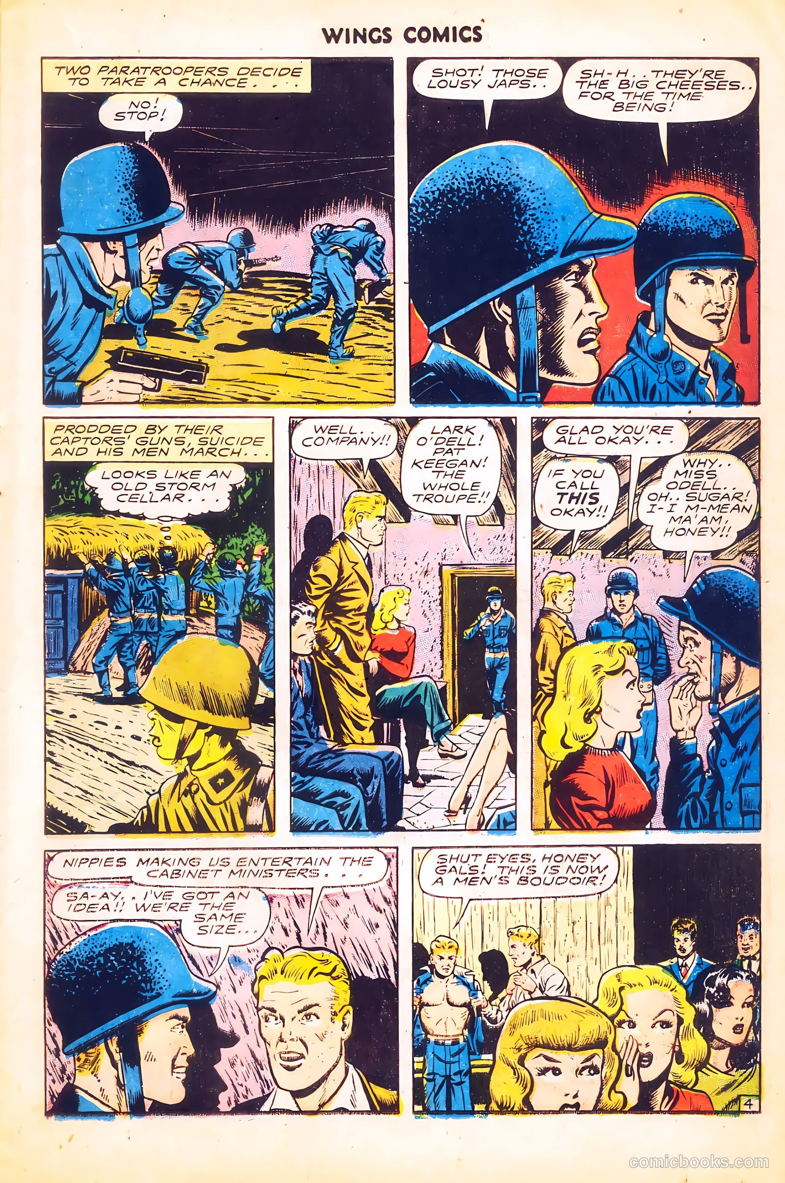 Wings Comics #62 (1945) — page 15 of 36