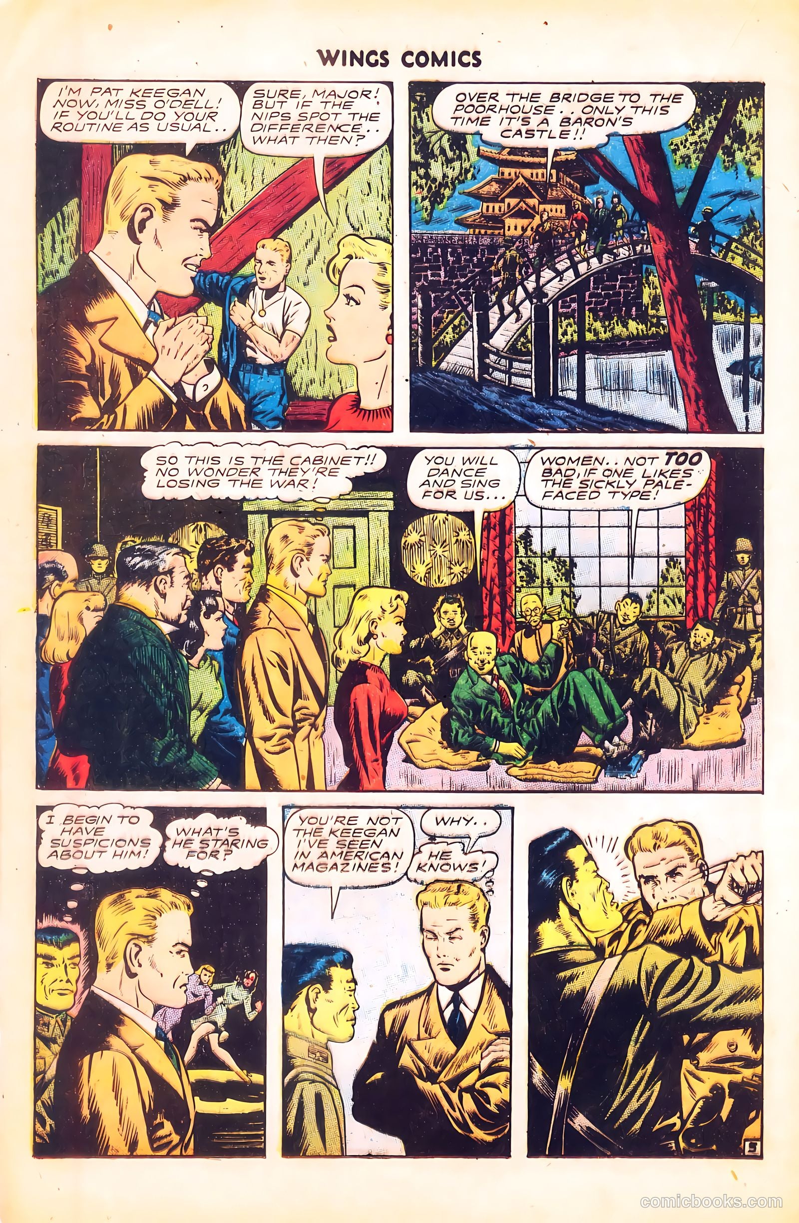 Wings Comics #62 (1945) — page 16 of 36