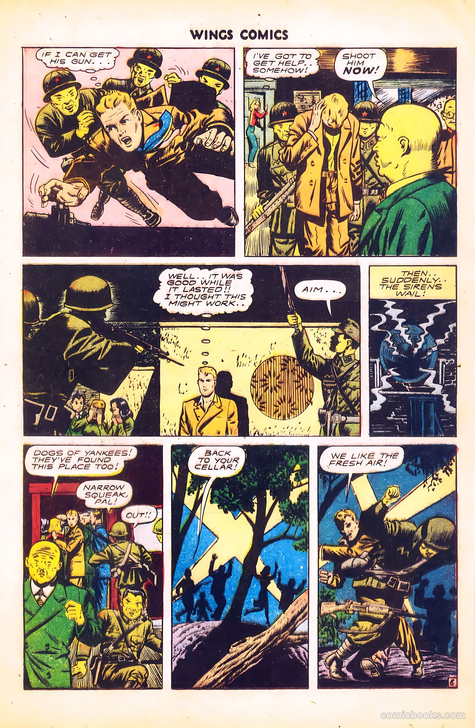 Wings Comics #62 (1945) — page 17 of 36