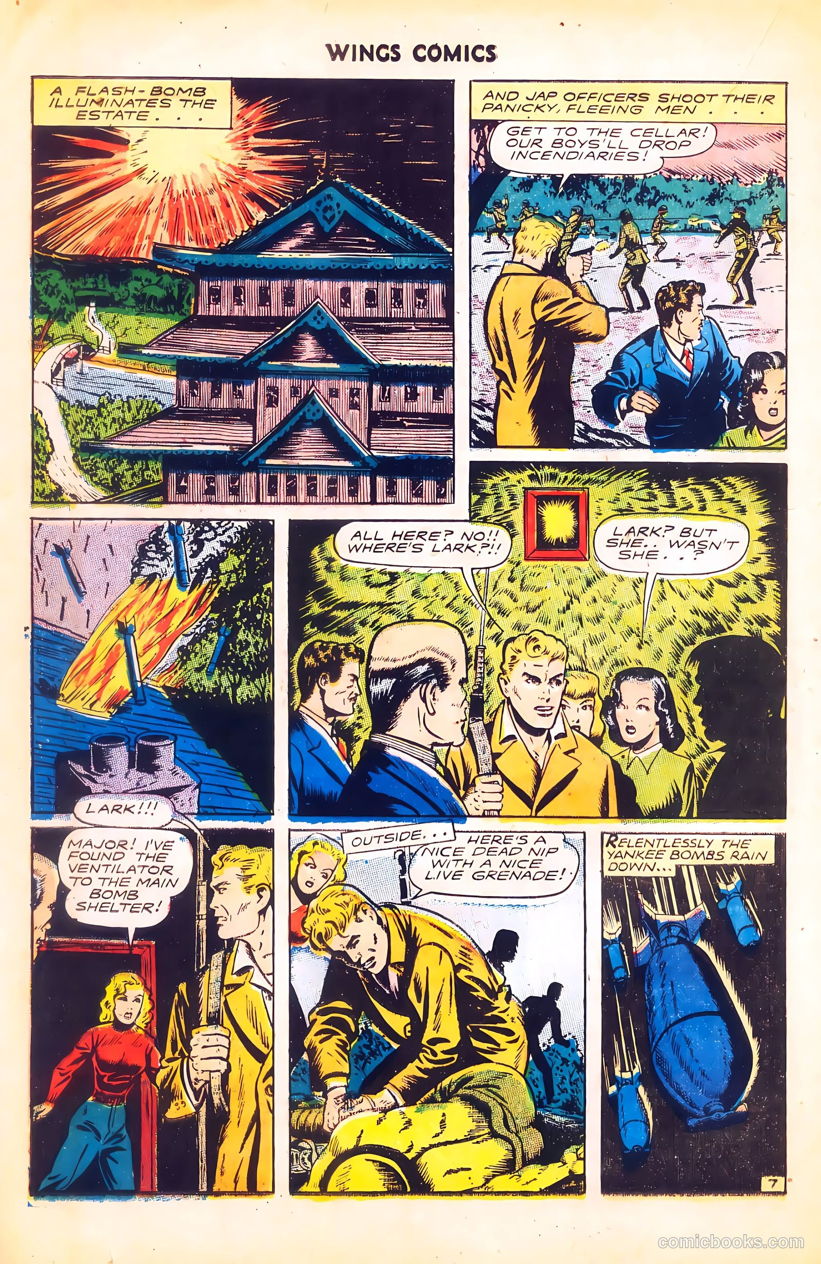 Wings Comics #62 (1945) — page 18 of 36