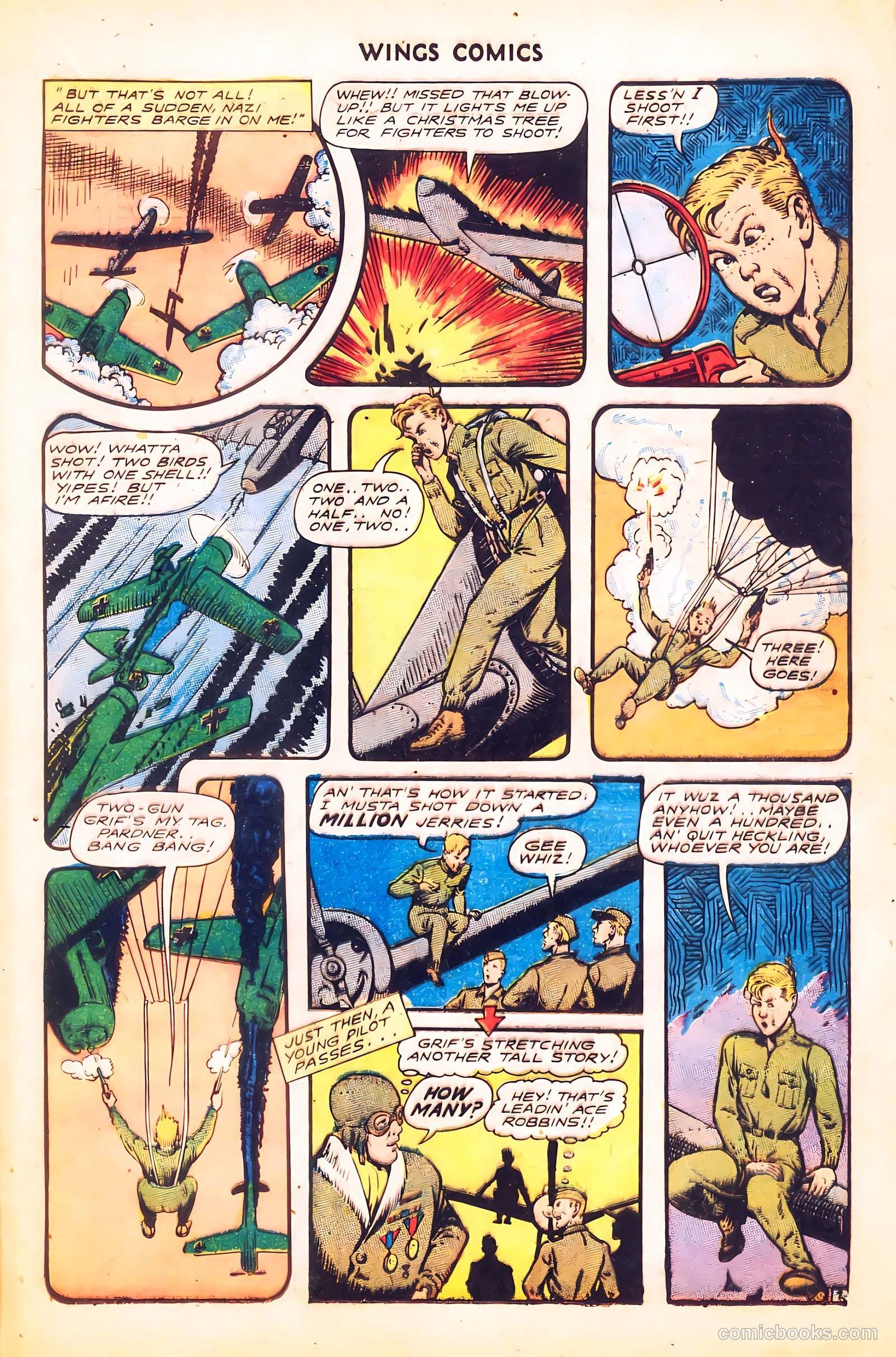 Wings Comics #62 (1945) — page 21 of 36