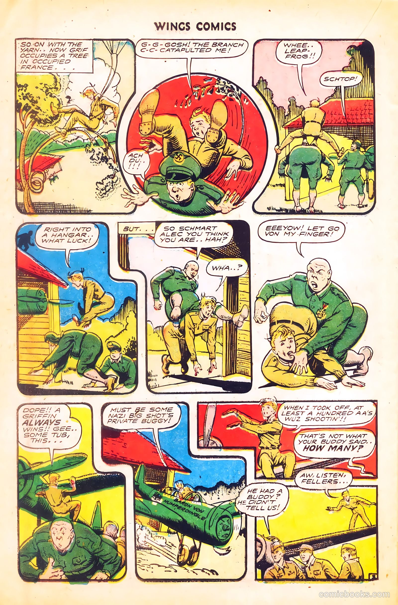 Wings Comics #62 (1945) — page 22 of 36