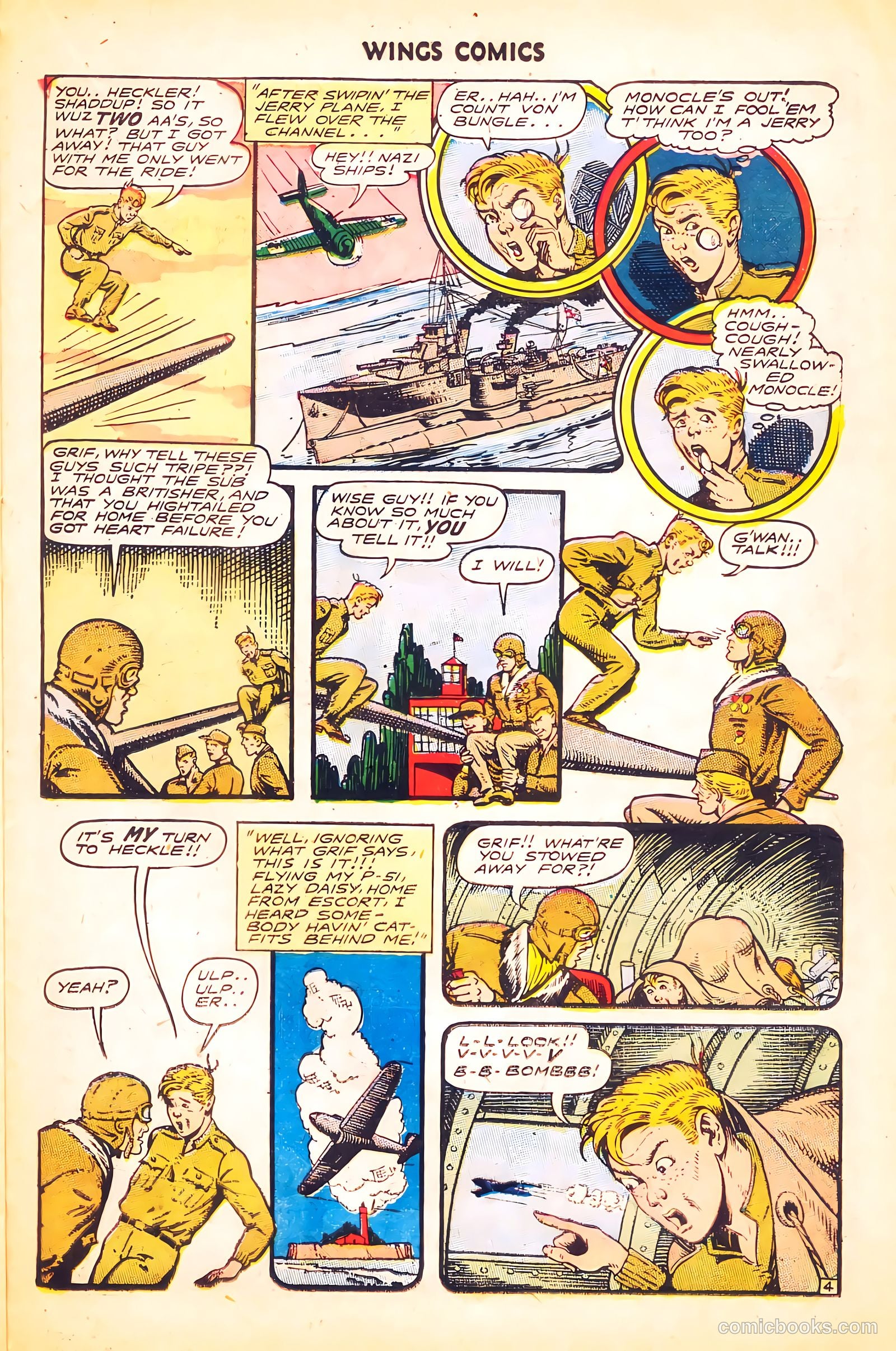 Wings Comics #62 (1945) — page 23 of 36