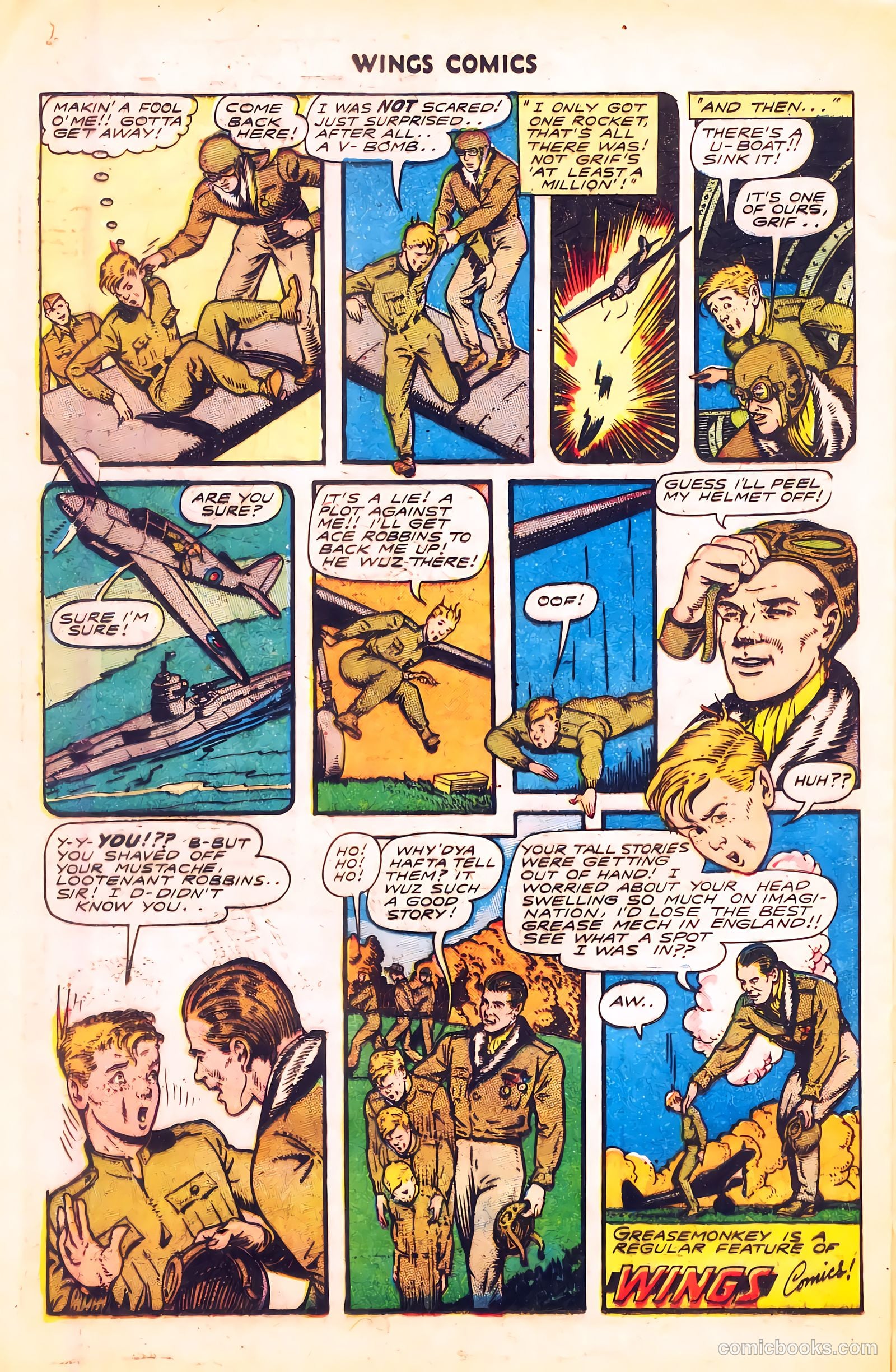 Wings Comics #62 (1945) — page 24 of 36