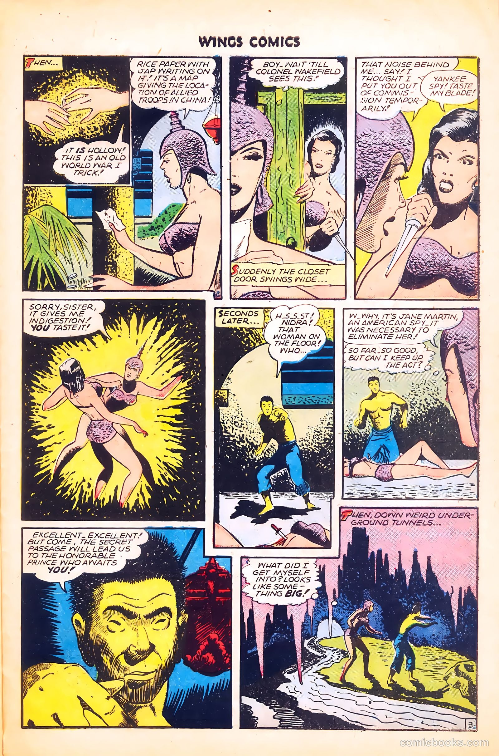 Wings Comics #62 (1945) — page 27 of 36