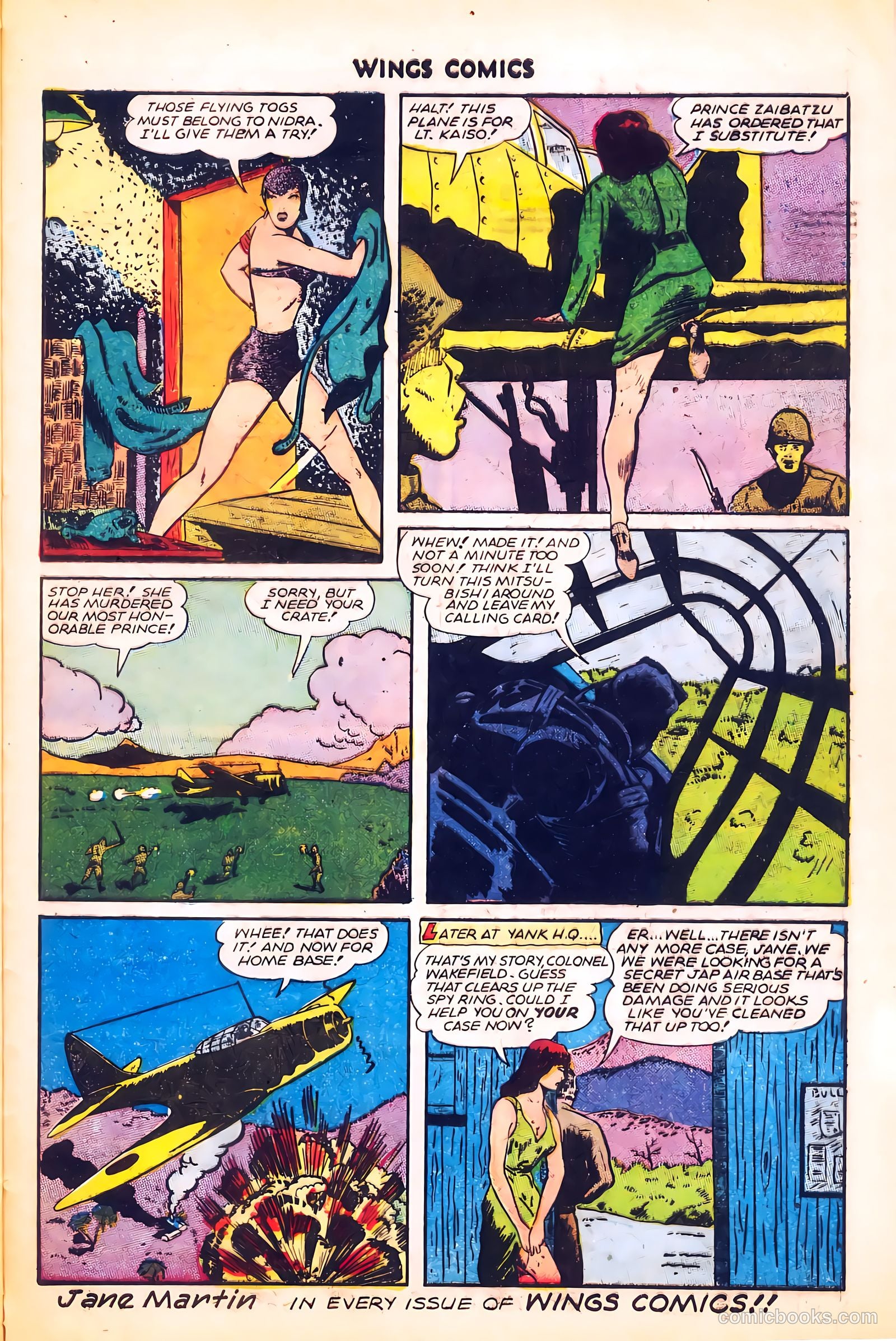 Wings Comics #62 (1945) — page 29 of 36