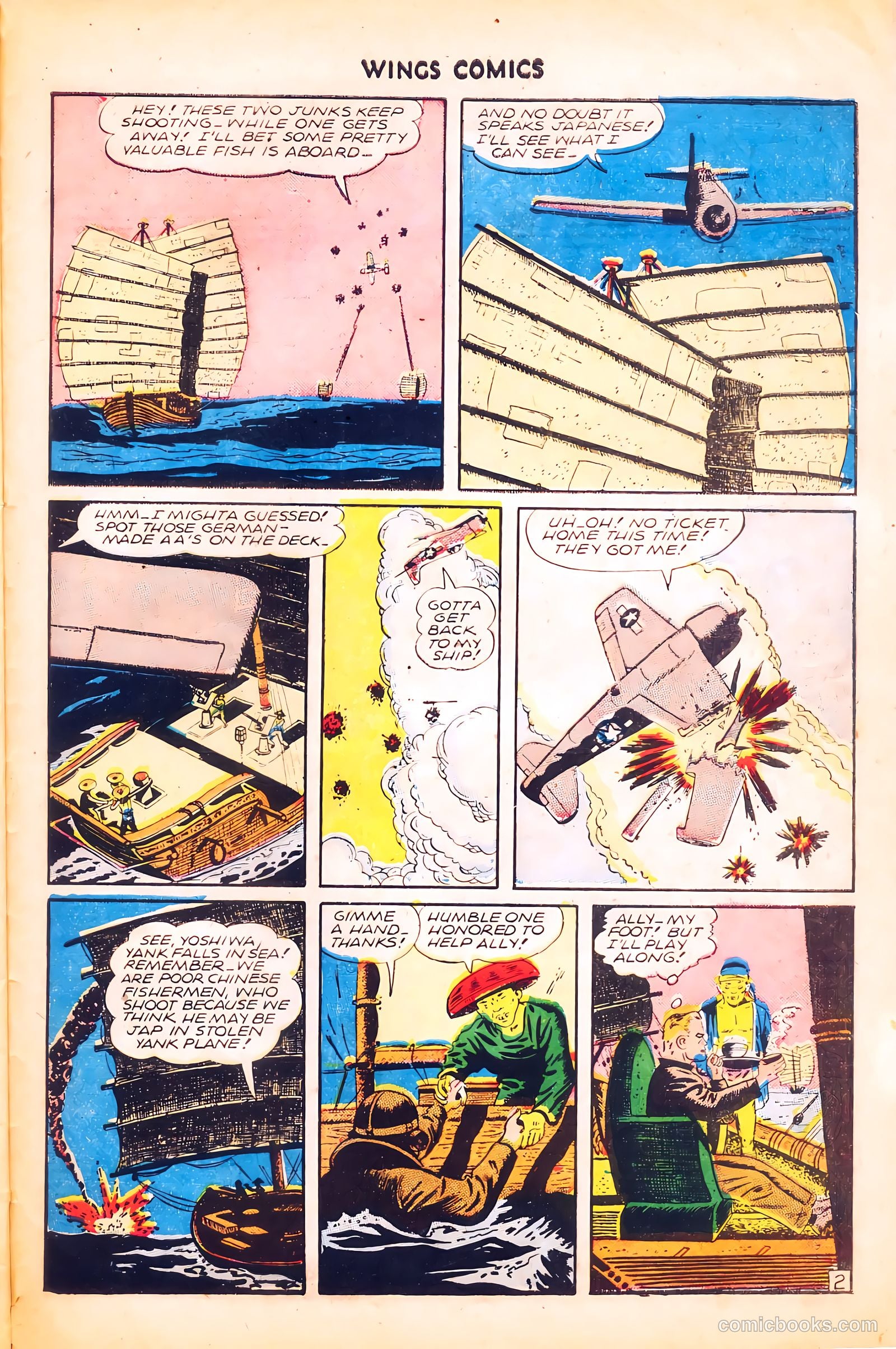 Wings Comics #62 (1945) — page 31 of 36