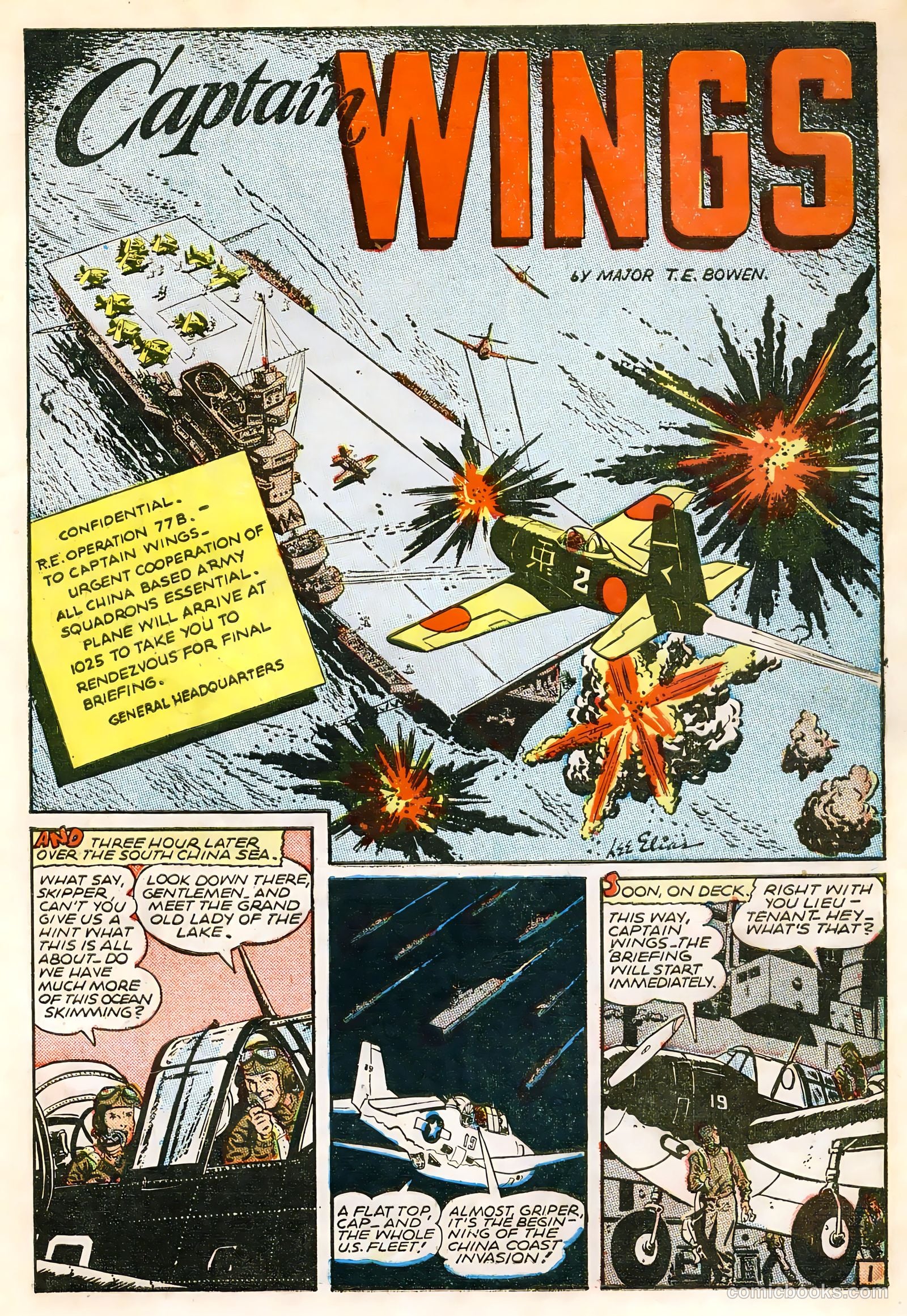 Wings Comics #63 (1945) — page 3 of 36