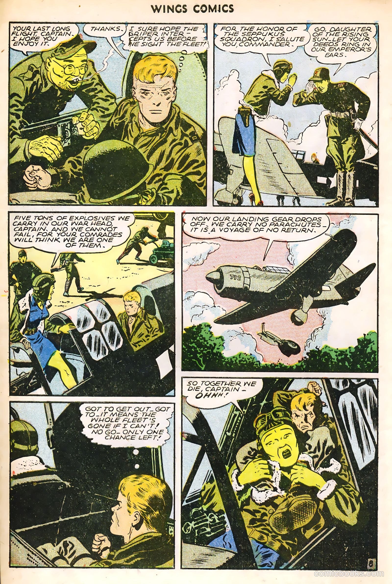 Wings Comics #63 (1945) — page 10 of 36