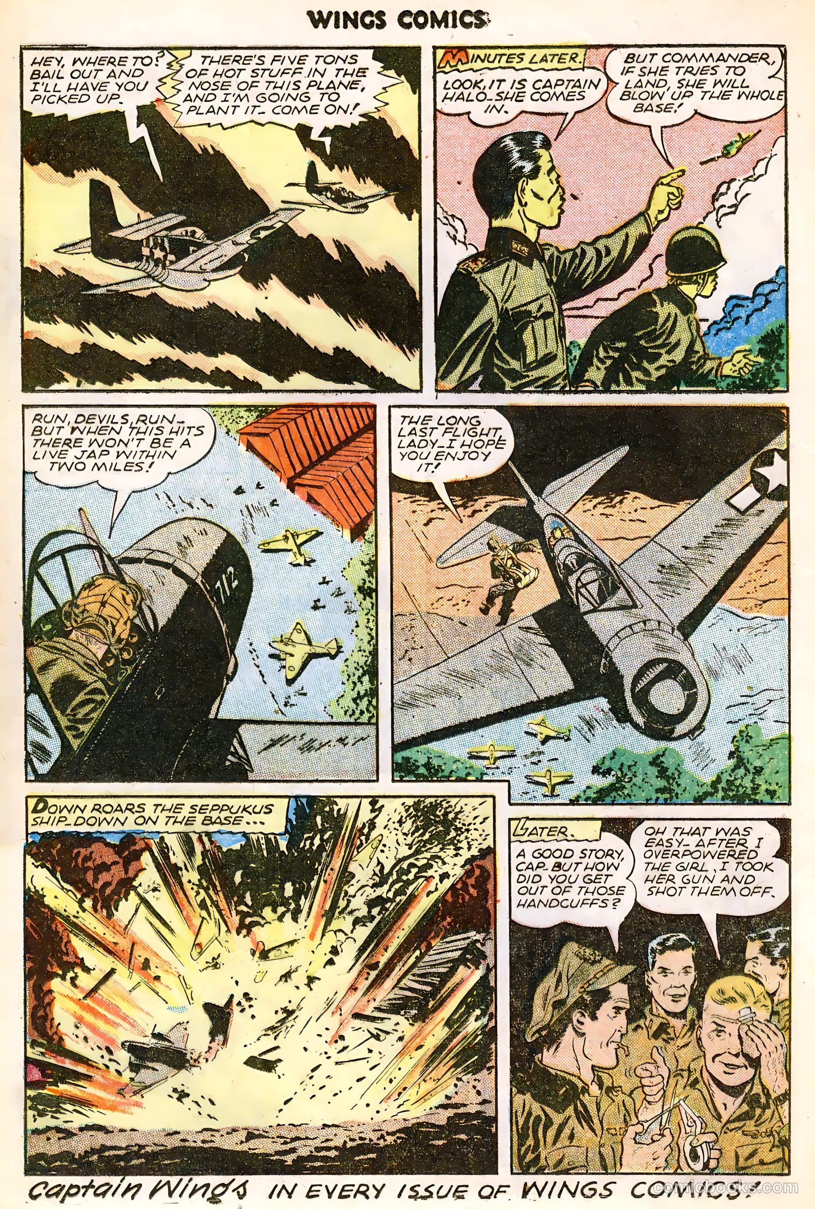 Wings Comics #63 (1945) — page 12 of 36