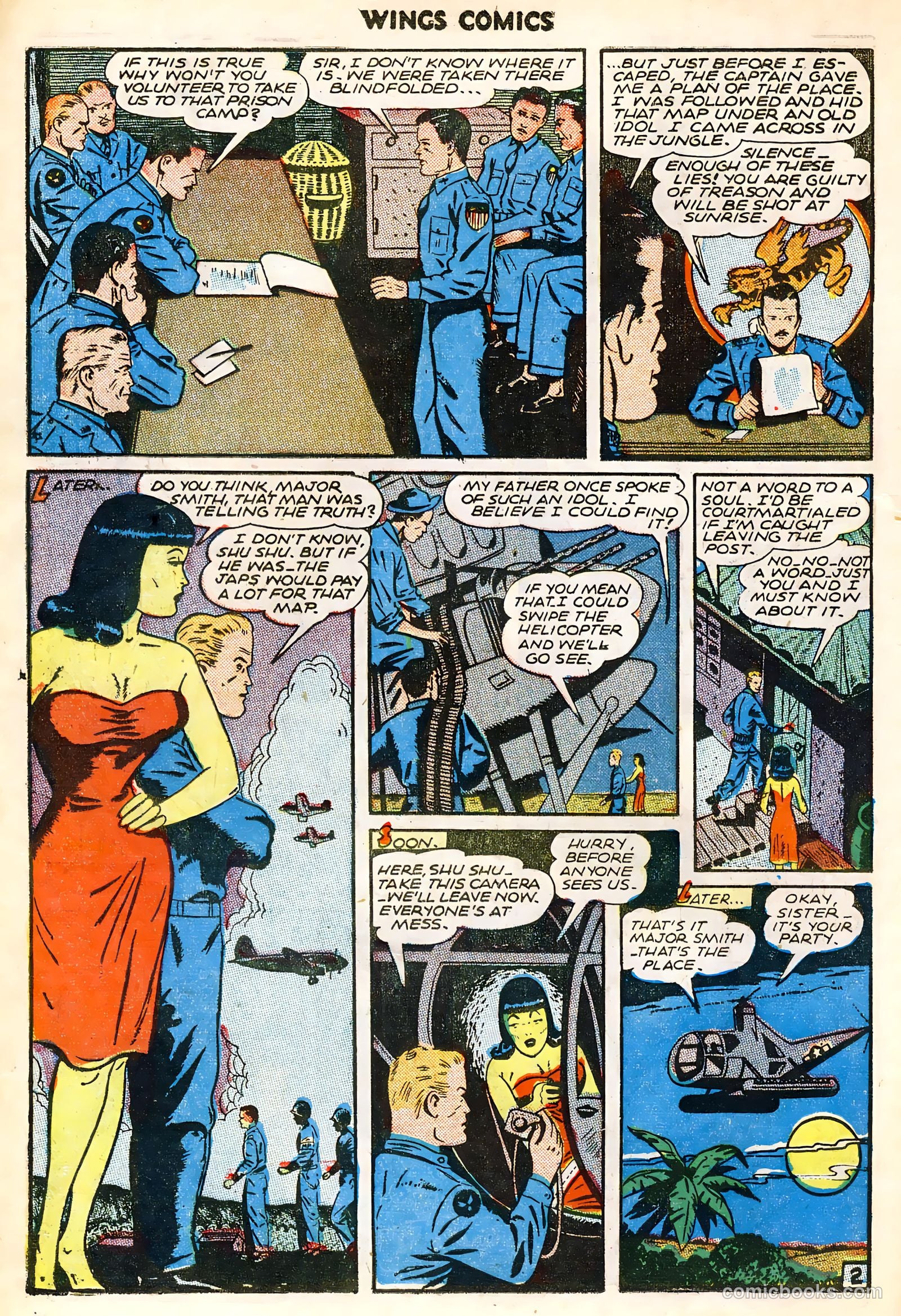 Wings Comics #63 (1945) — page 14 of 36