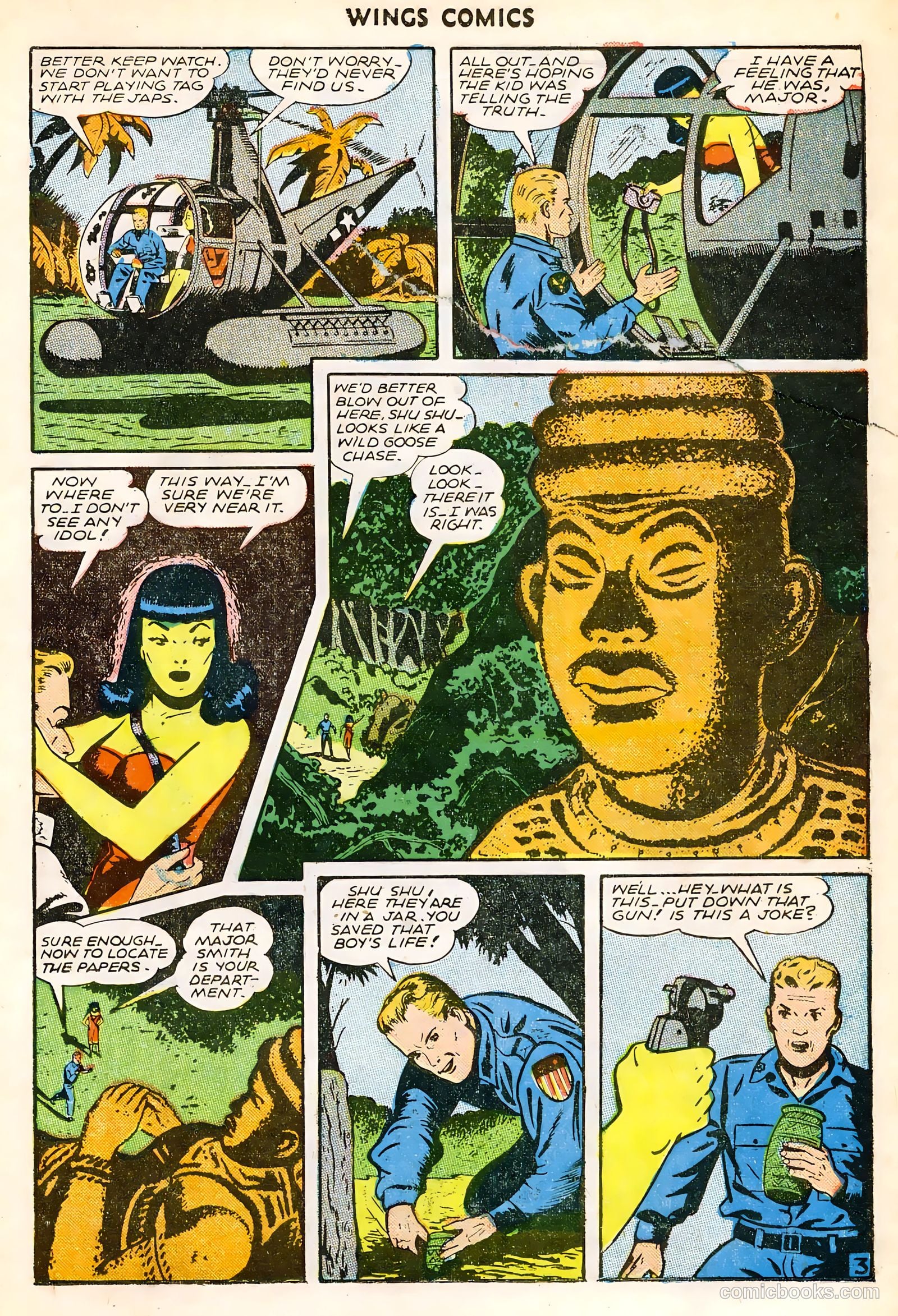 Wings Comics #63 (1945) — page 15 of 36