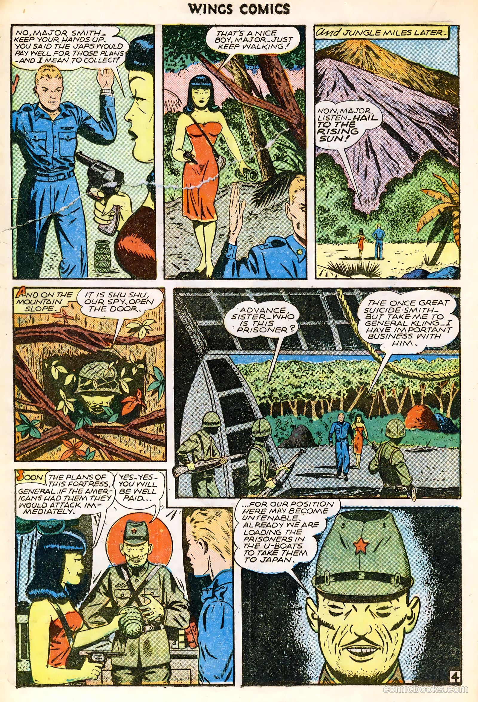 Wings Comics #63 (1945) — page 16 of 36