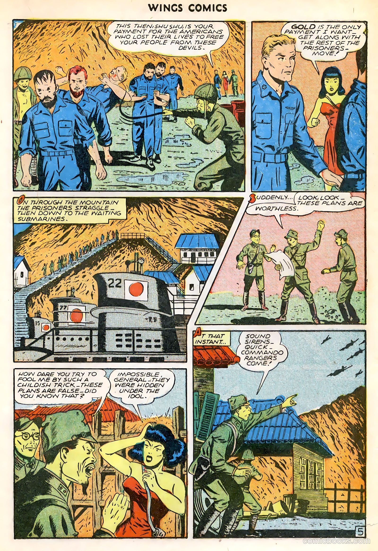 Wings Comics #63 (1945) — page 17 of 36