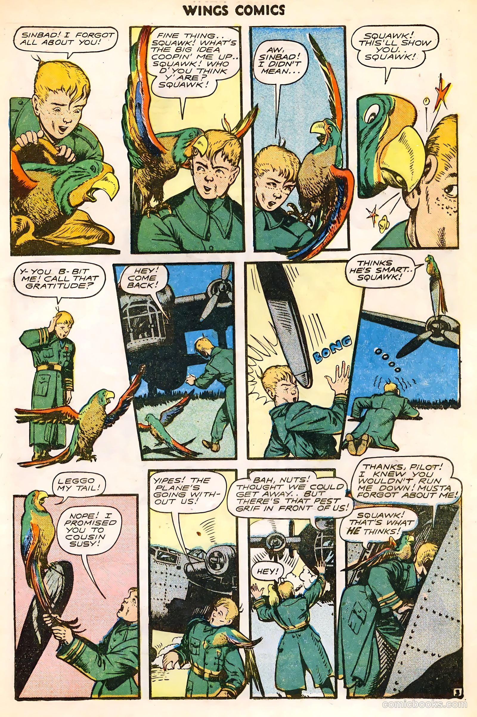 Wings Comics #63 (1945) — page 21 of 36