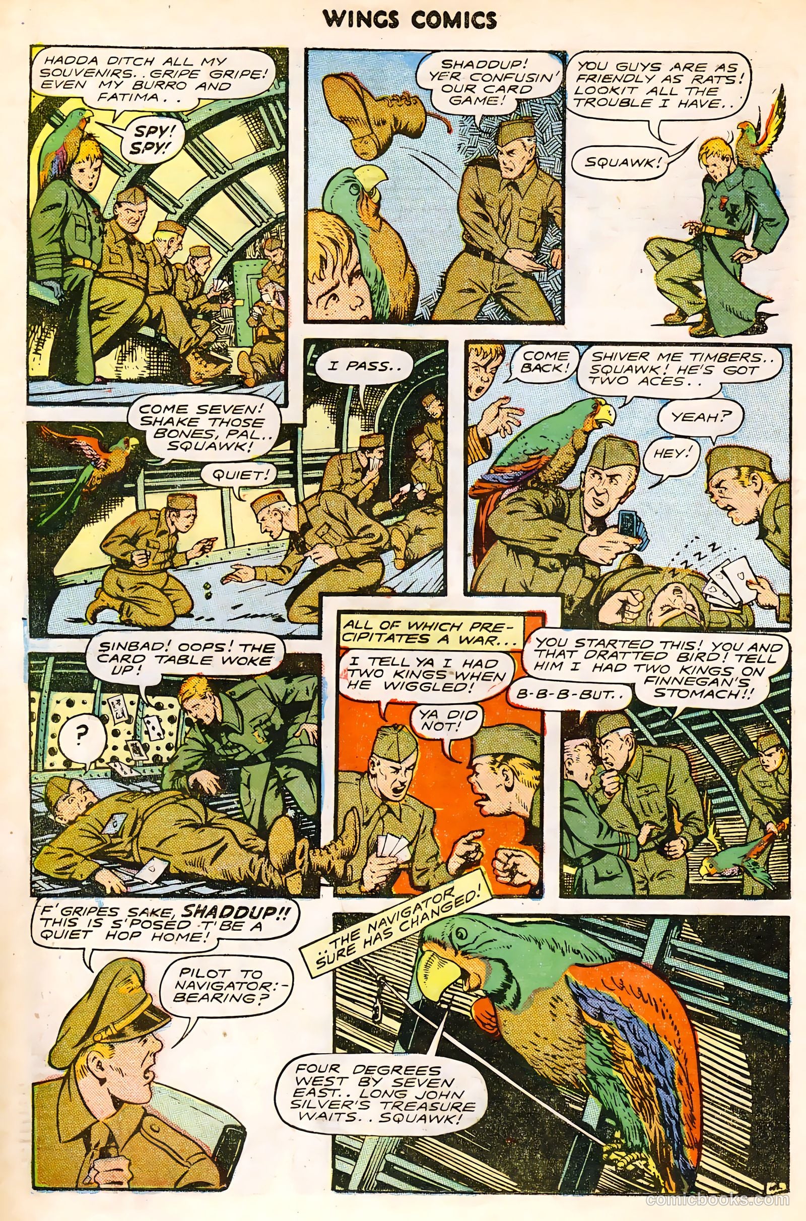 Wings Comics #63 (1945) — page 22 of 36