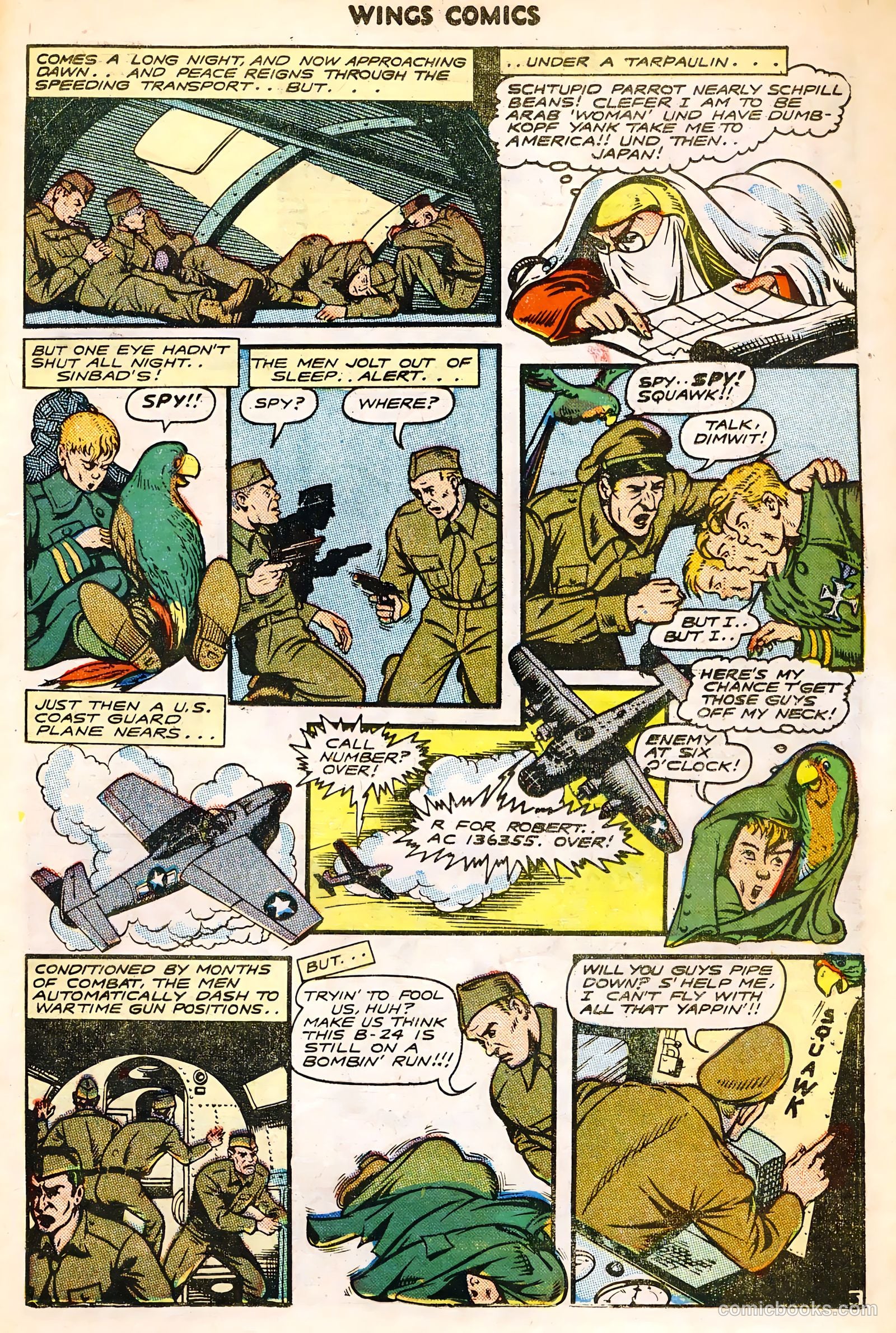 Wings Comics #63 (1945) — page 23 of 36