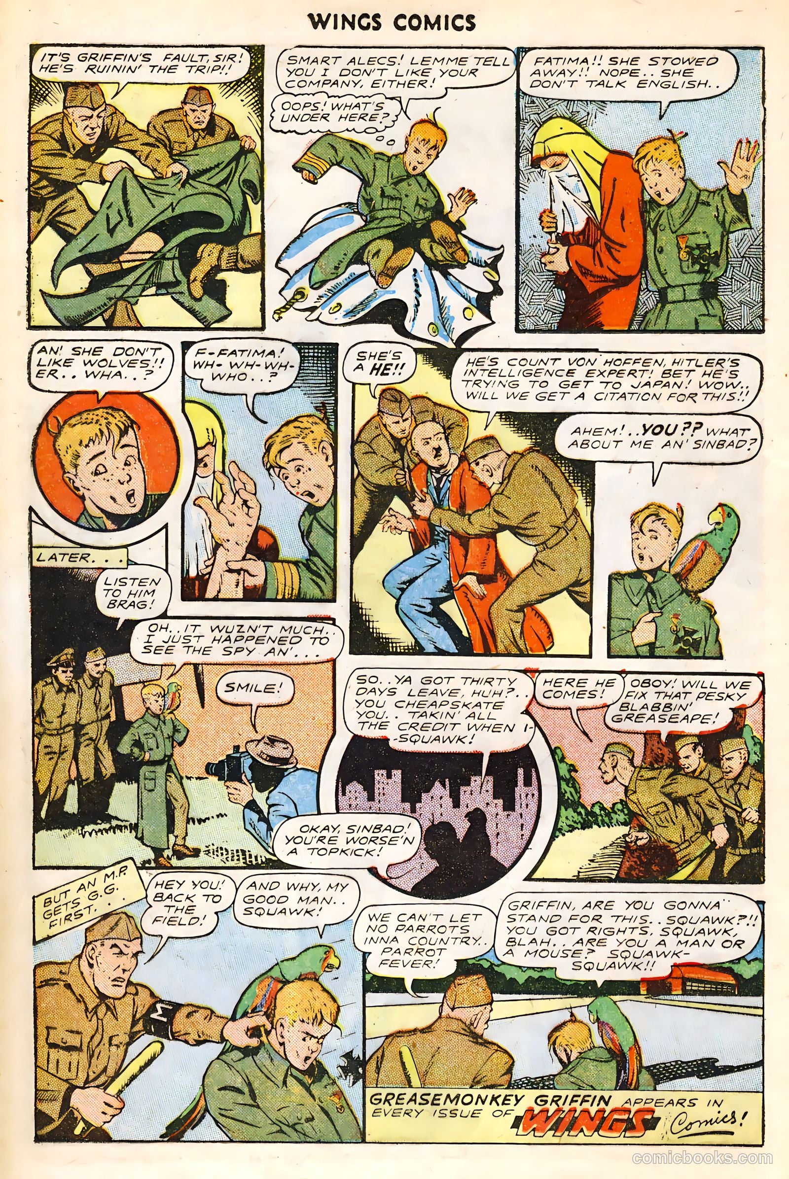 Wings Comics #63 (1945) — page 24 of 36