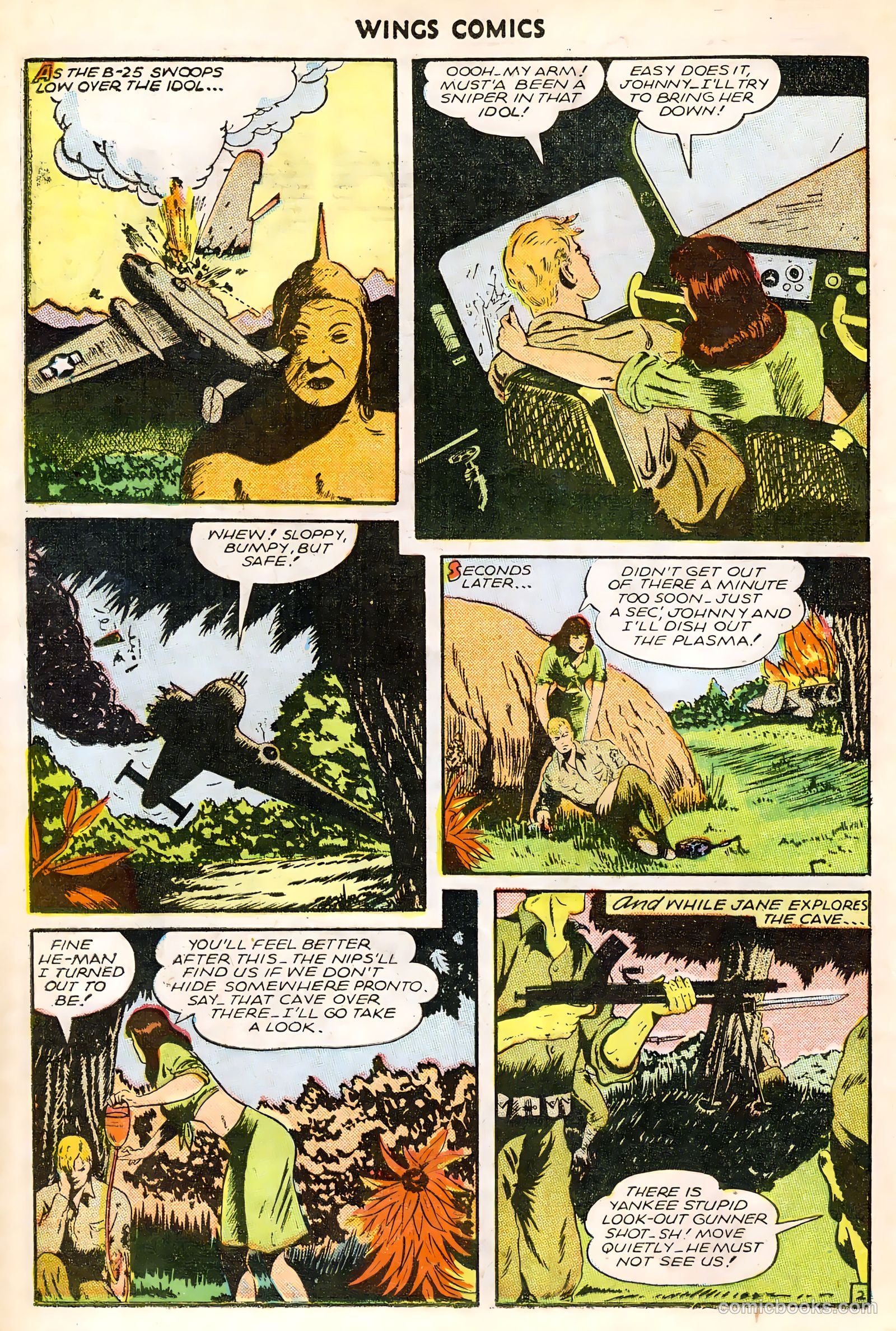 Wings Comics #63 (1945) — page 26 of 36