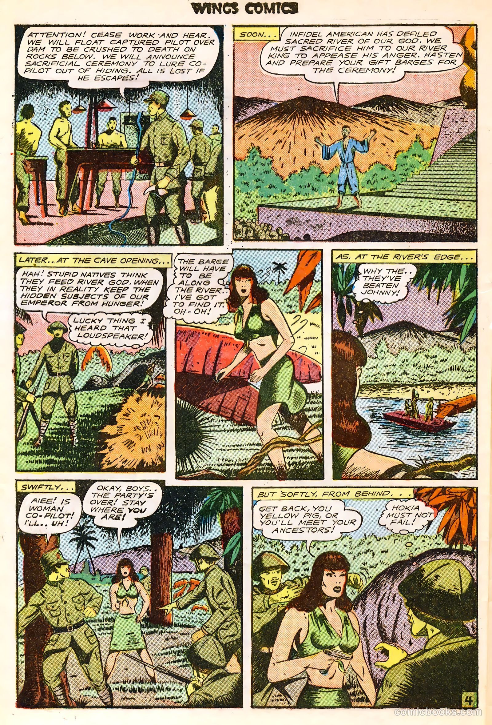 Wings Comics #63 (1945) — page 28 of 36