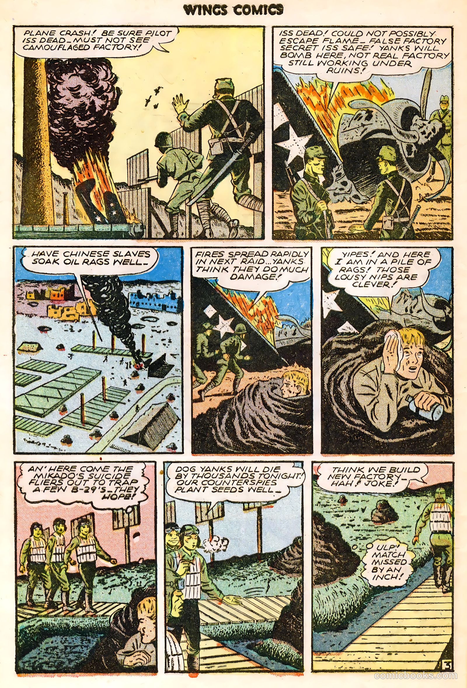 Wings Comics #63 (1945) — page 32 of 36