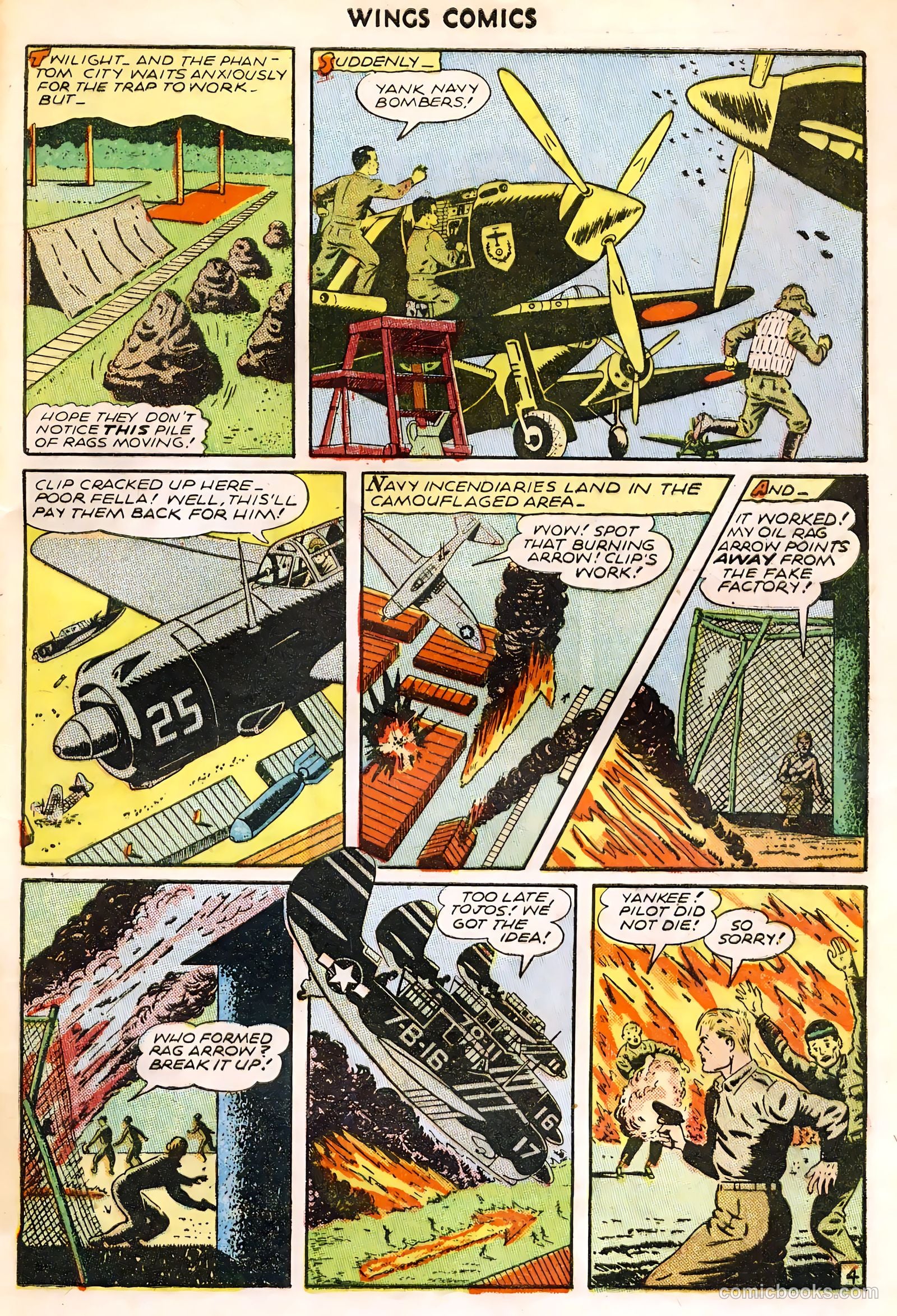 Wings Comics #63 (1945) — page 33 of 36
