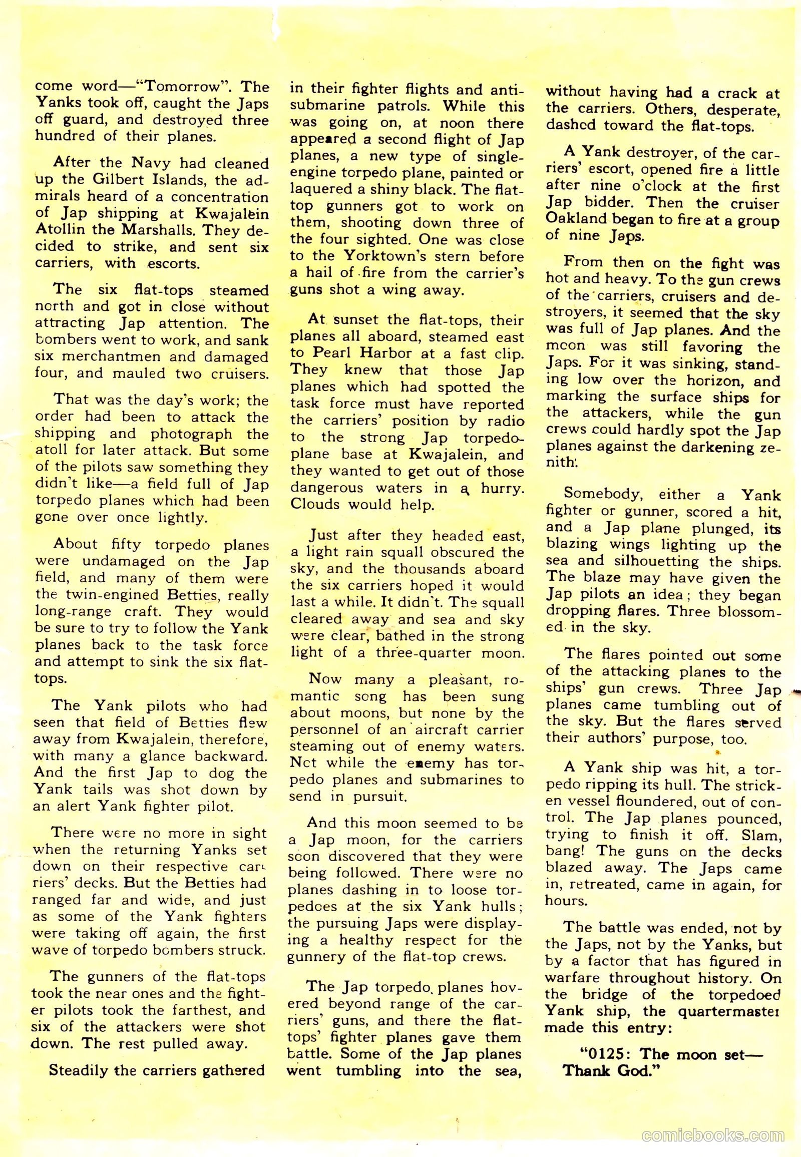 Wings Comics #63 (1945) — page 35 of 36