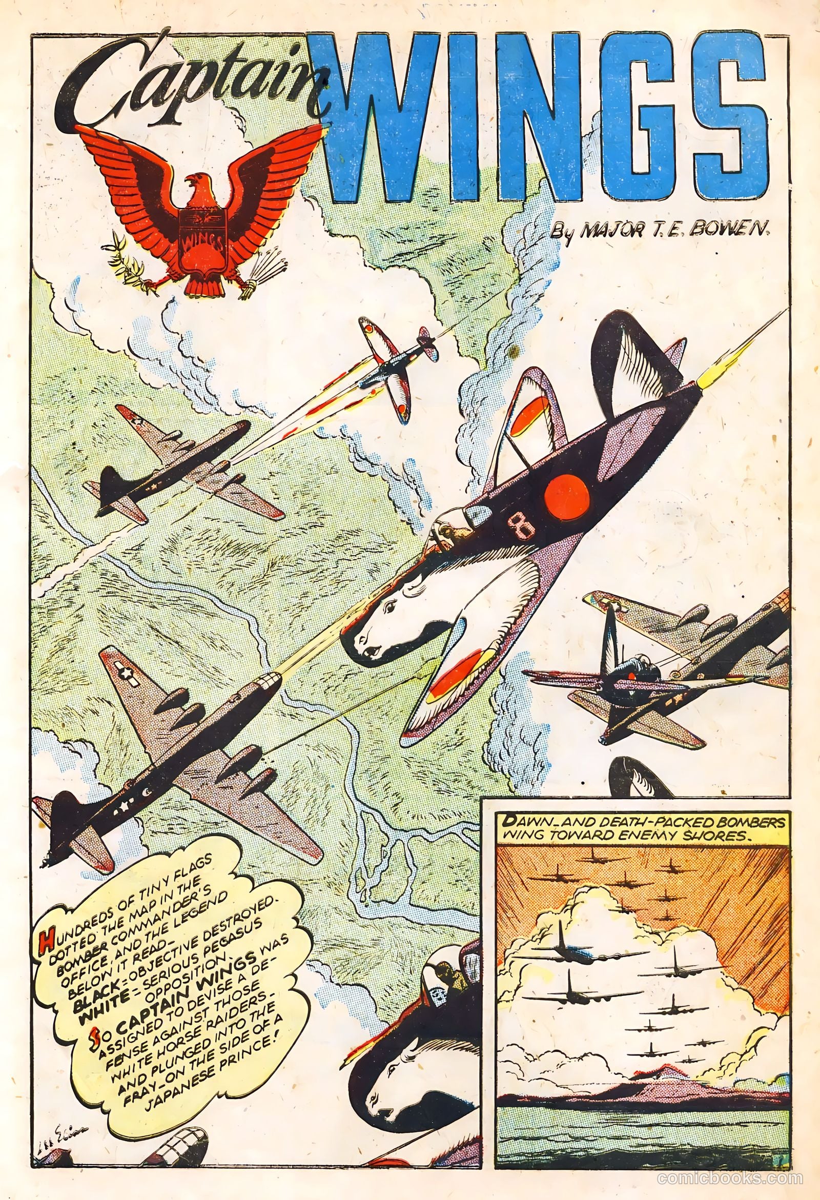 Wings Comics #64 (1945) — page 3 of 36