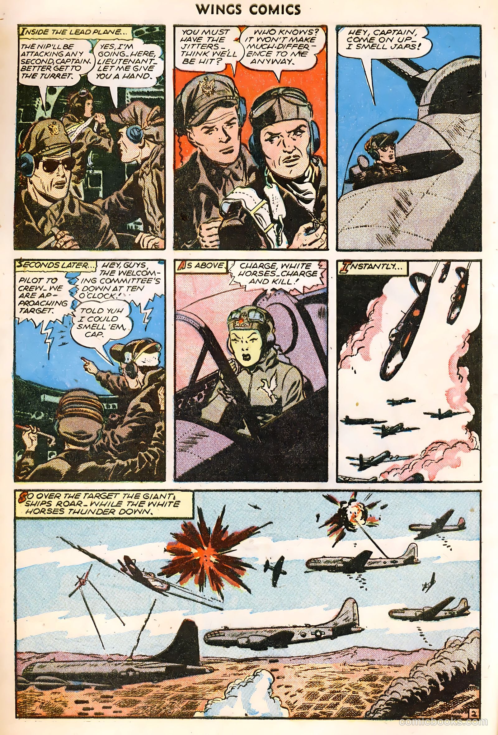 Wings Comics #64 (1945) — page 4 of 36